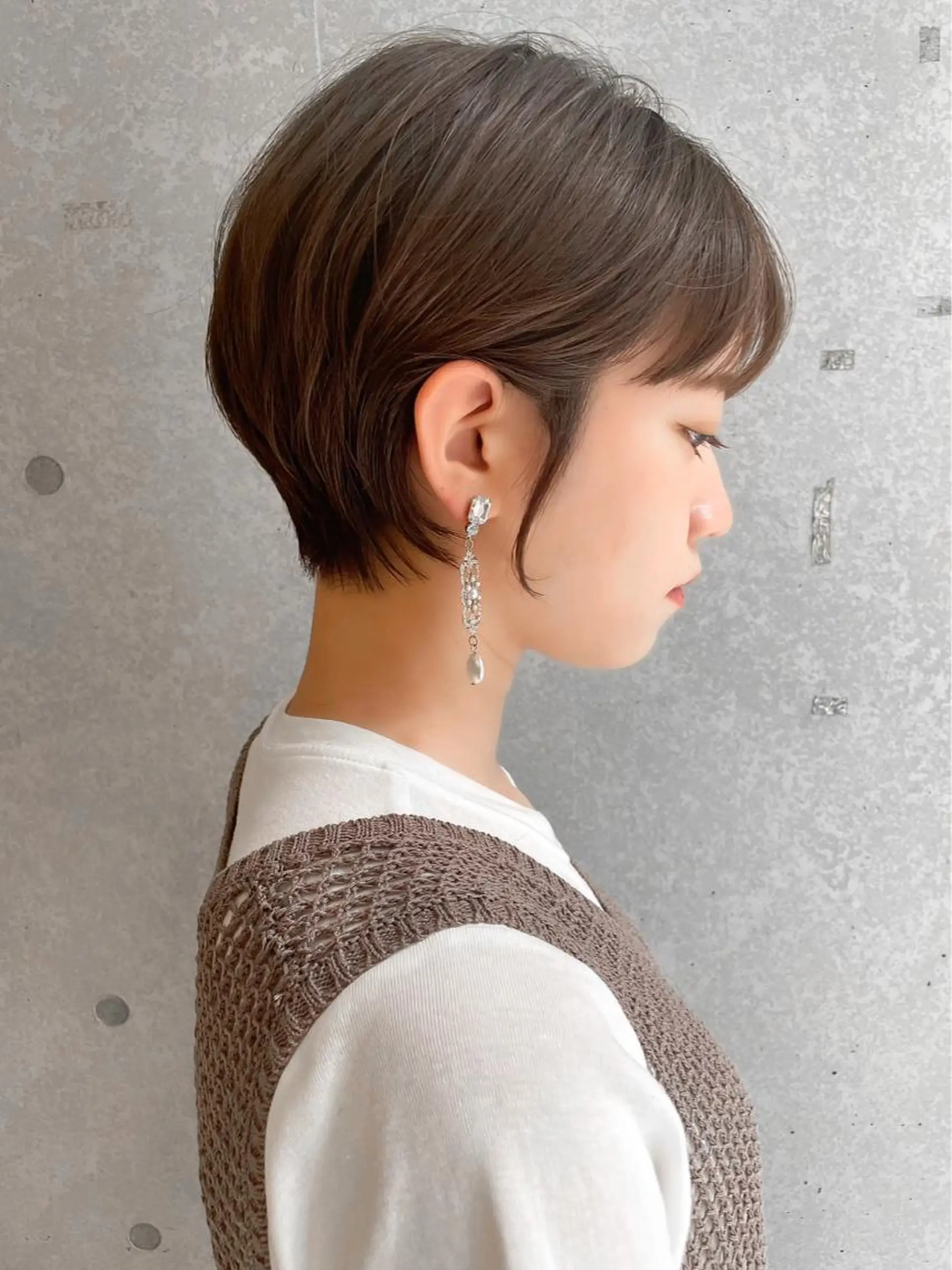 ショート レイヤー/韓国/ 顔周り/しんやのヘアスタイル