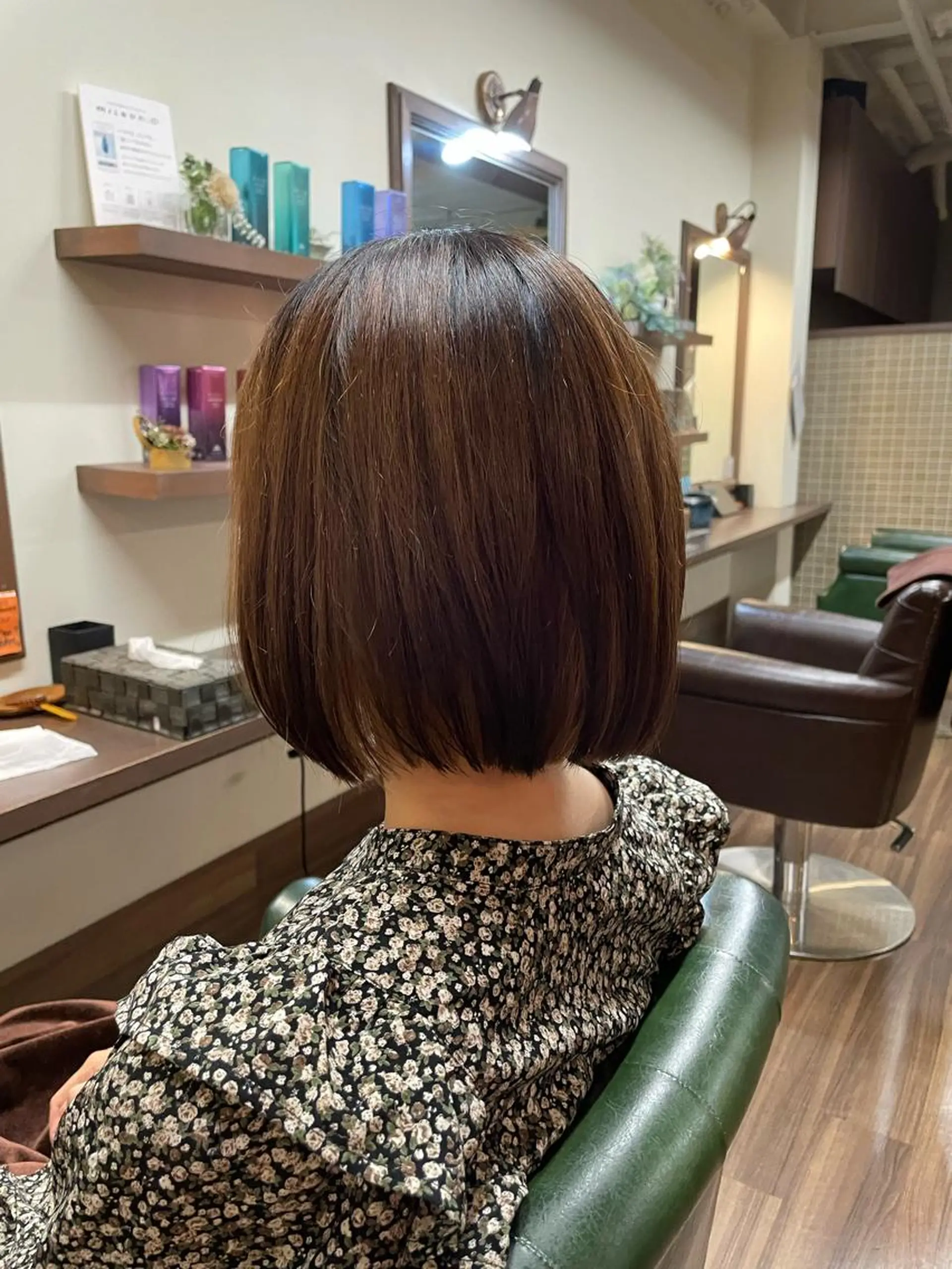 ショート ボブ 山本 純平のヘアスタイル