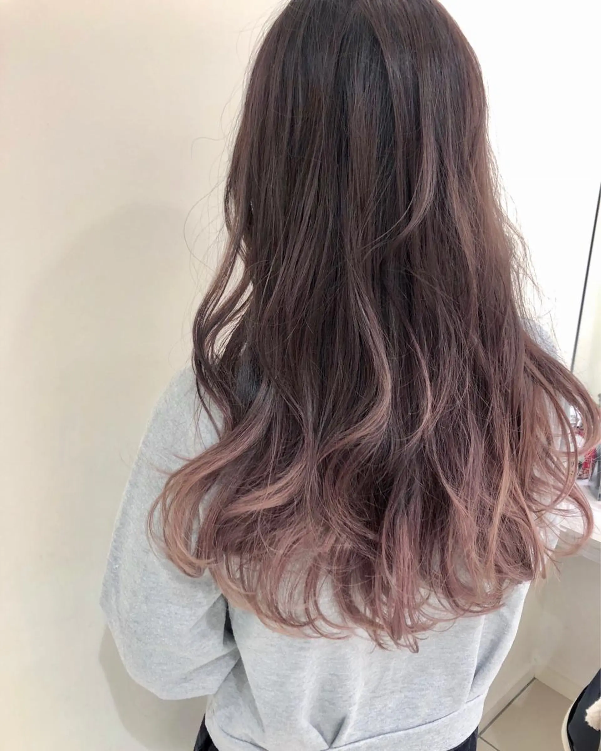 セミロング カラー ヘアアレンジ marju銀座 マージュギンザのヘアスタイル