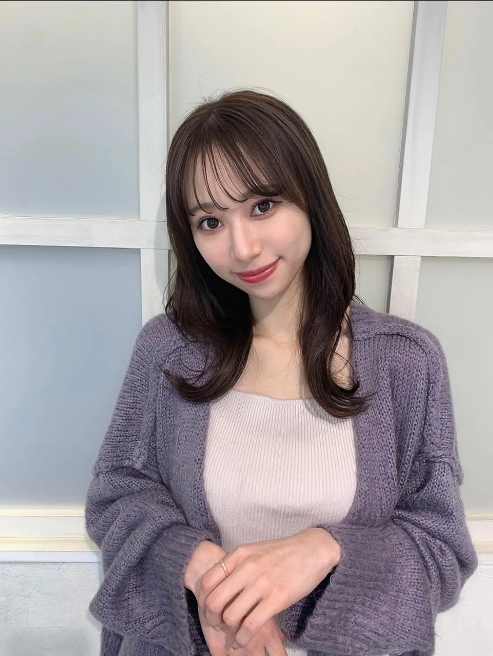 ロング 🦋ミルクティーベー ジュ🦋mayukiのヘアスタイル