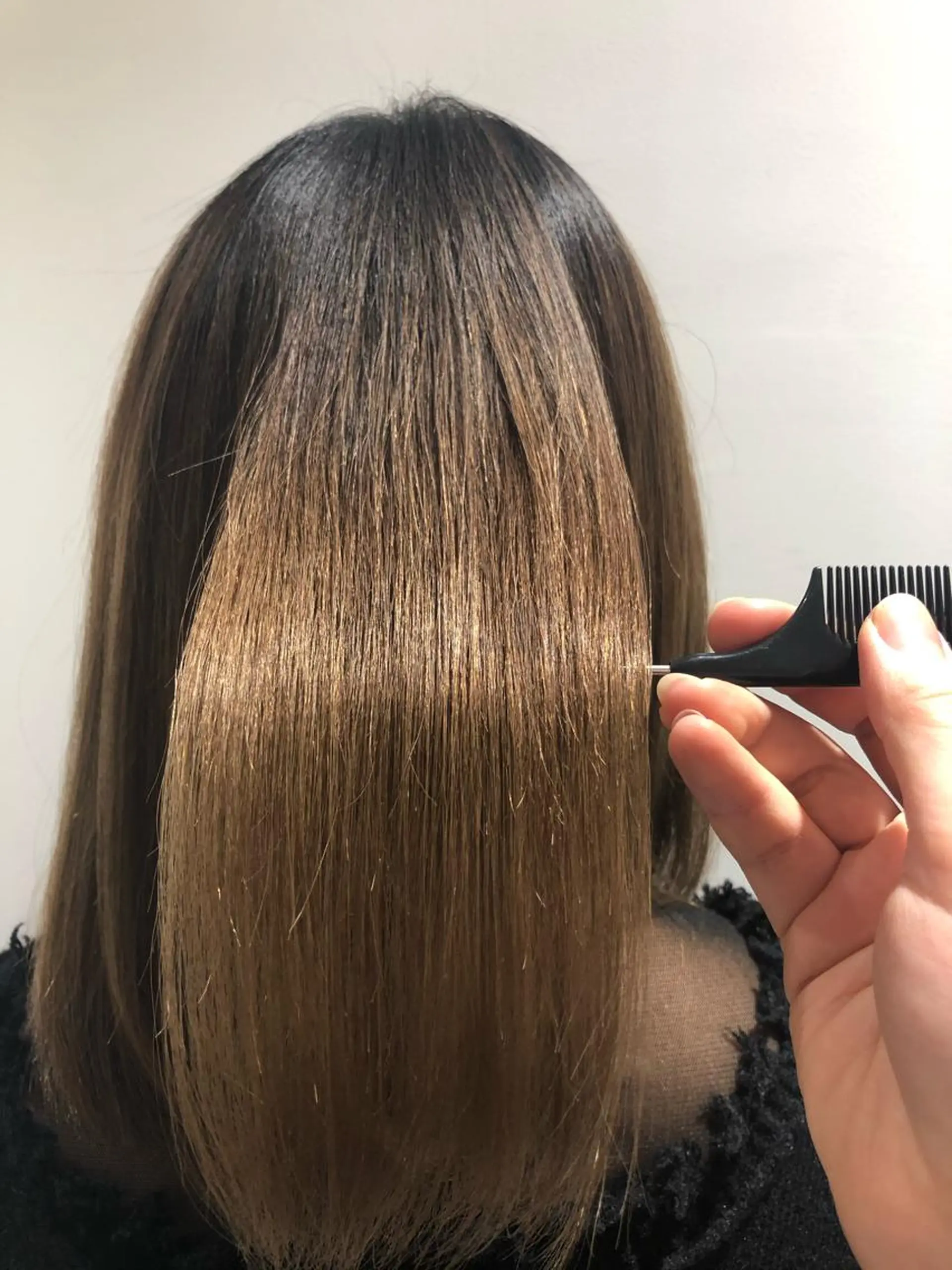 ミディアム トリートメント 酸熱トリートメント たけだ れなのヘアスタイル