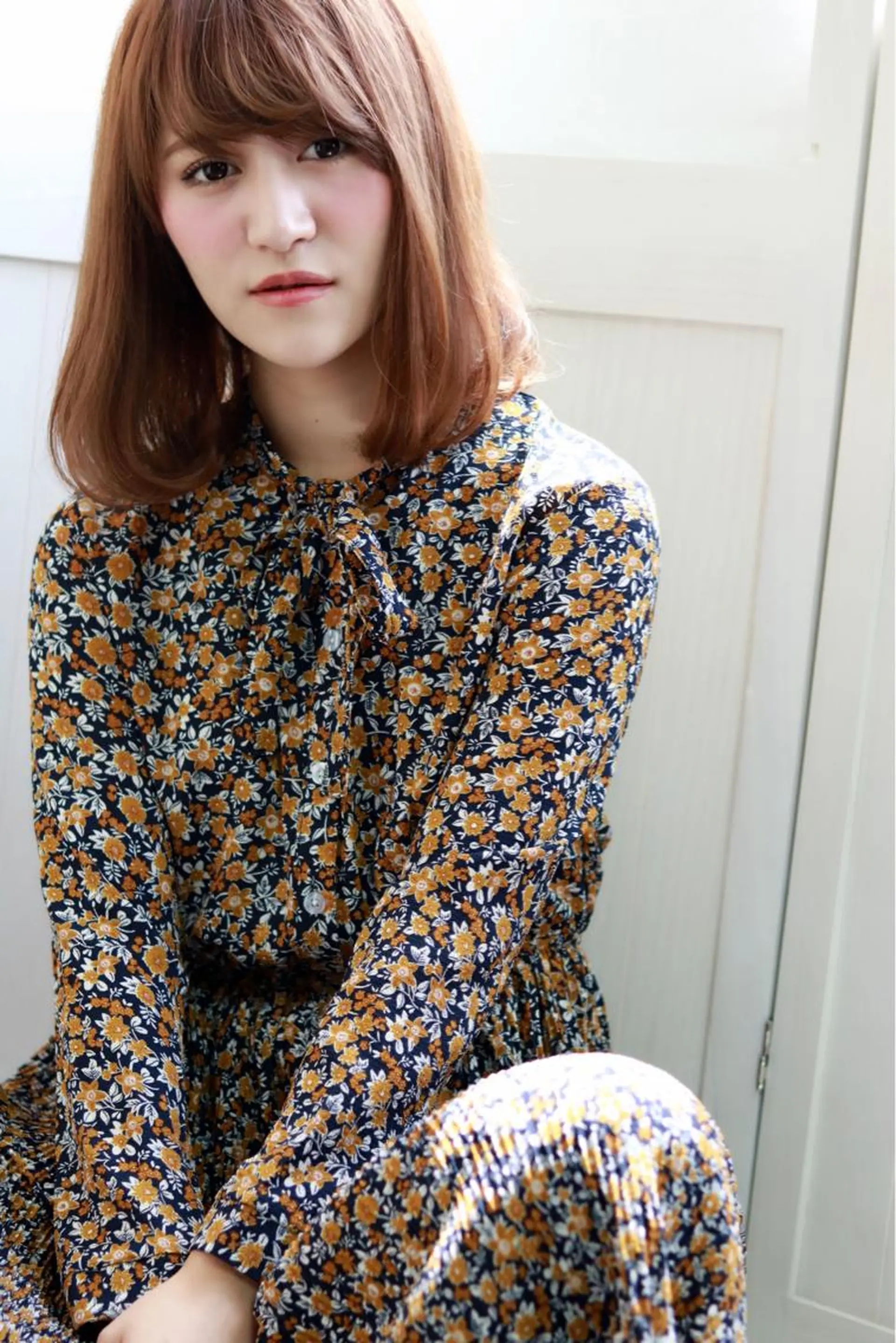 ミディアム ほさか しんごのヘアスタイル