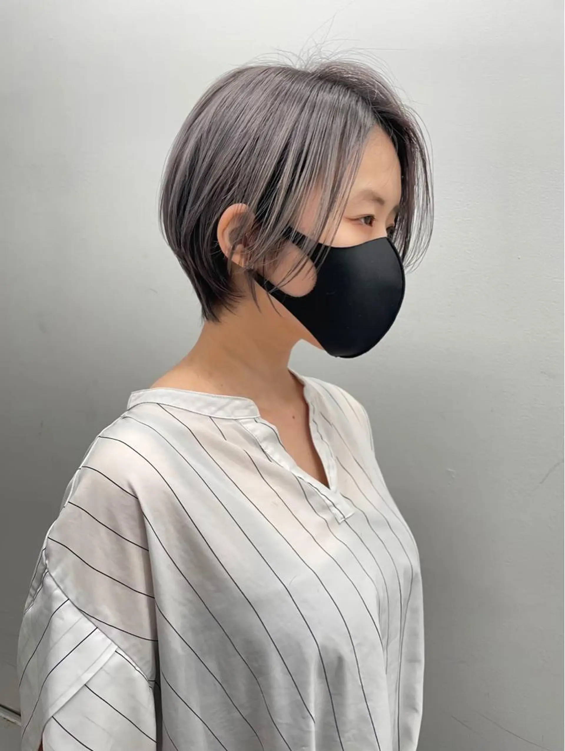 ショート カラー 京都レイヤーカット/ 縮毛矯正/羽柴りくのヘアスタイル