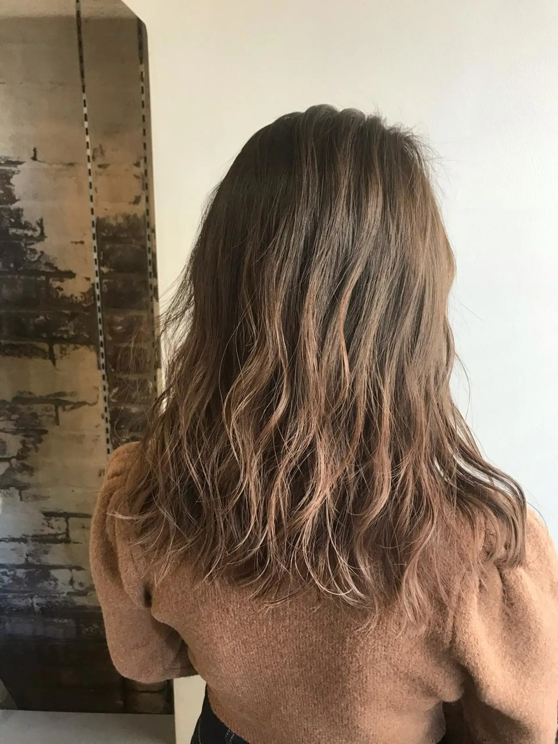 セミロング ヘアカラー トリートメント SHIAN八王子 🇫🇷山本実穂のヘアスタイル