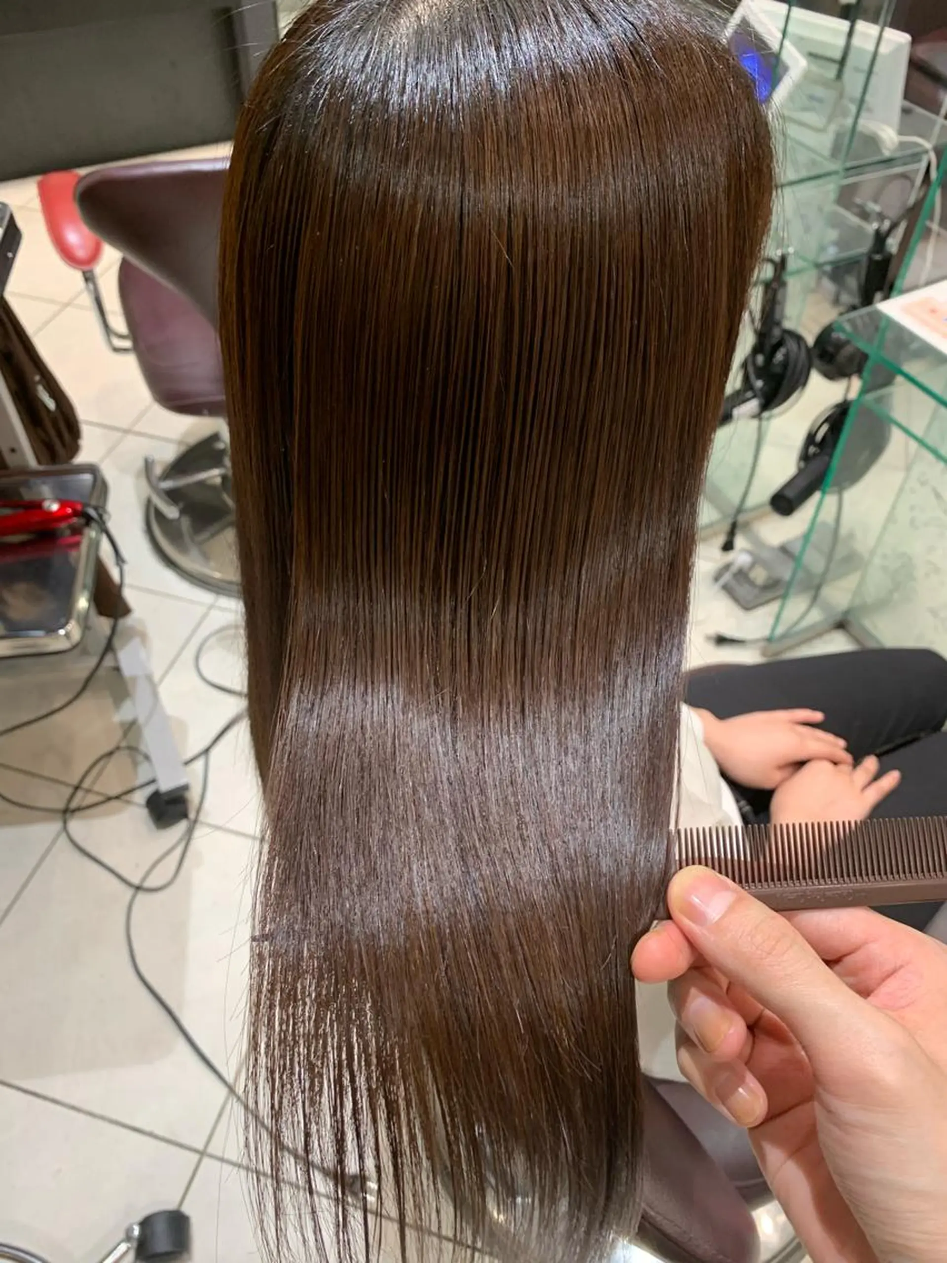 ロング カット 縮毛矯正 トリートメント ヘアセット ✨上村 潤平✨メンズヘア✨のヘアスタイル