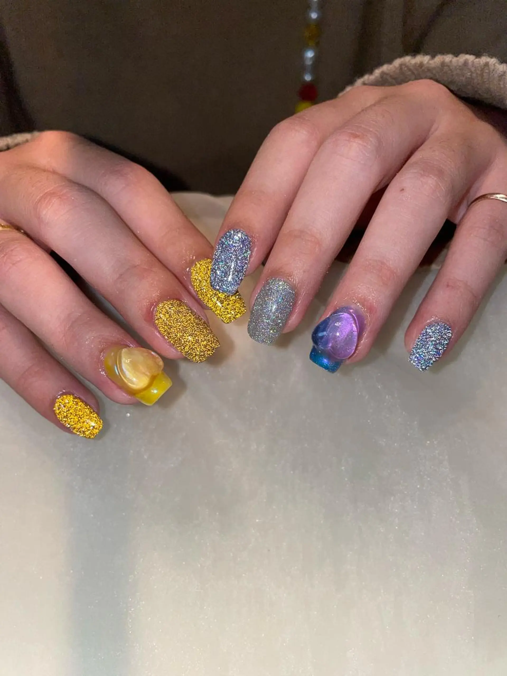 ネイル ハンドネイル 新井 ひなののネイルデザイン