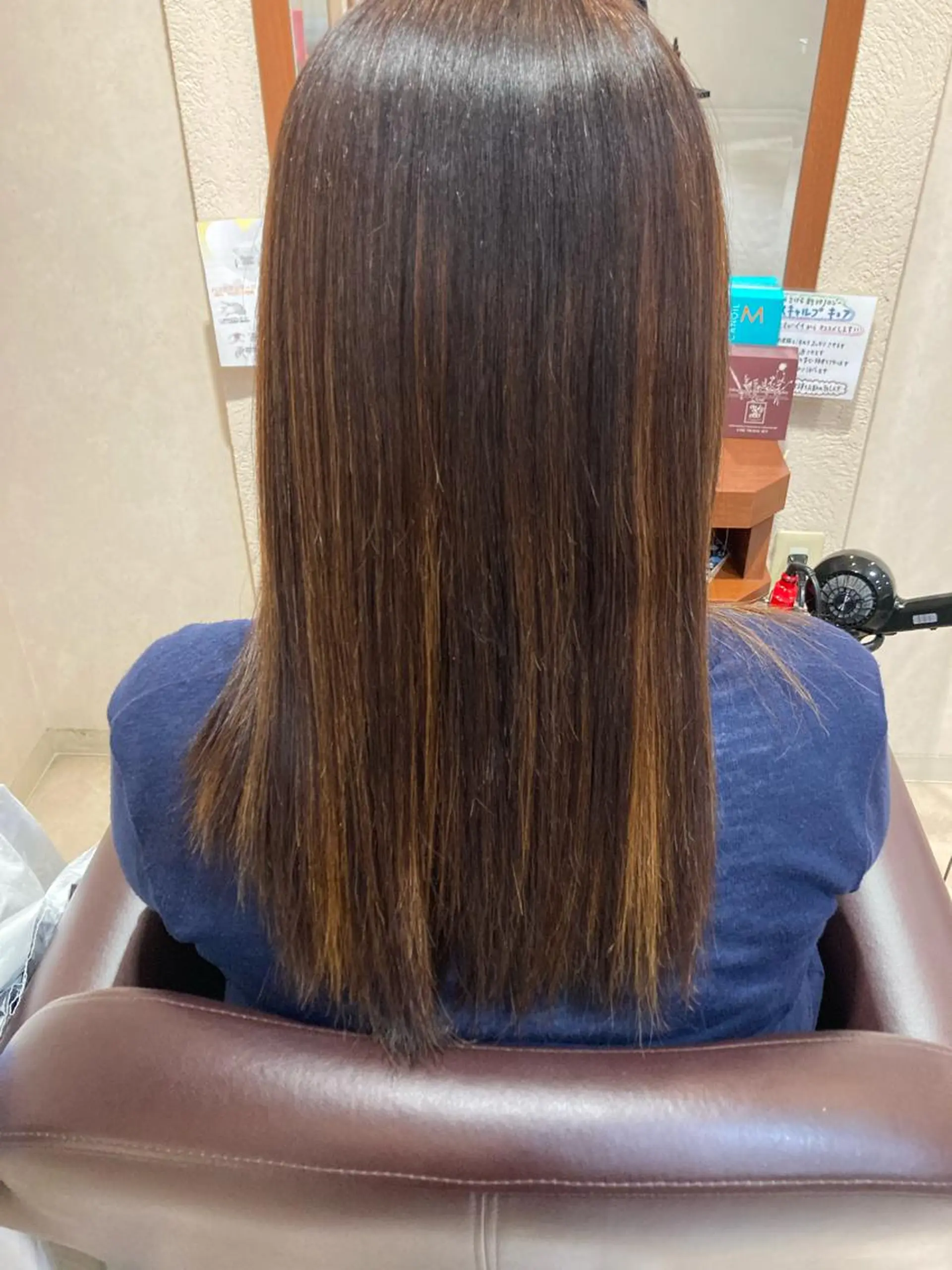 セミロング 髪質改善/透明感 カラー/内藤有須加のヘアスタイル