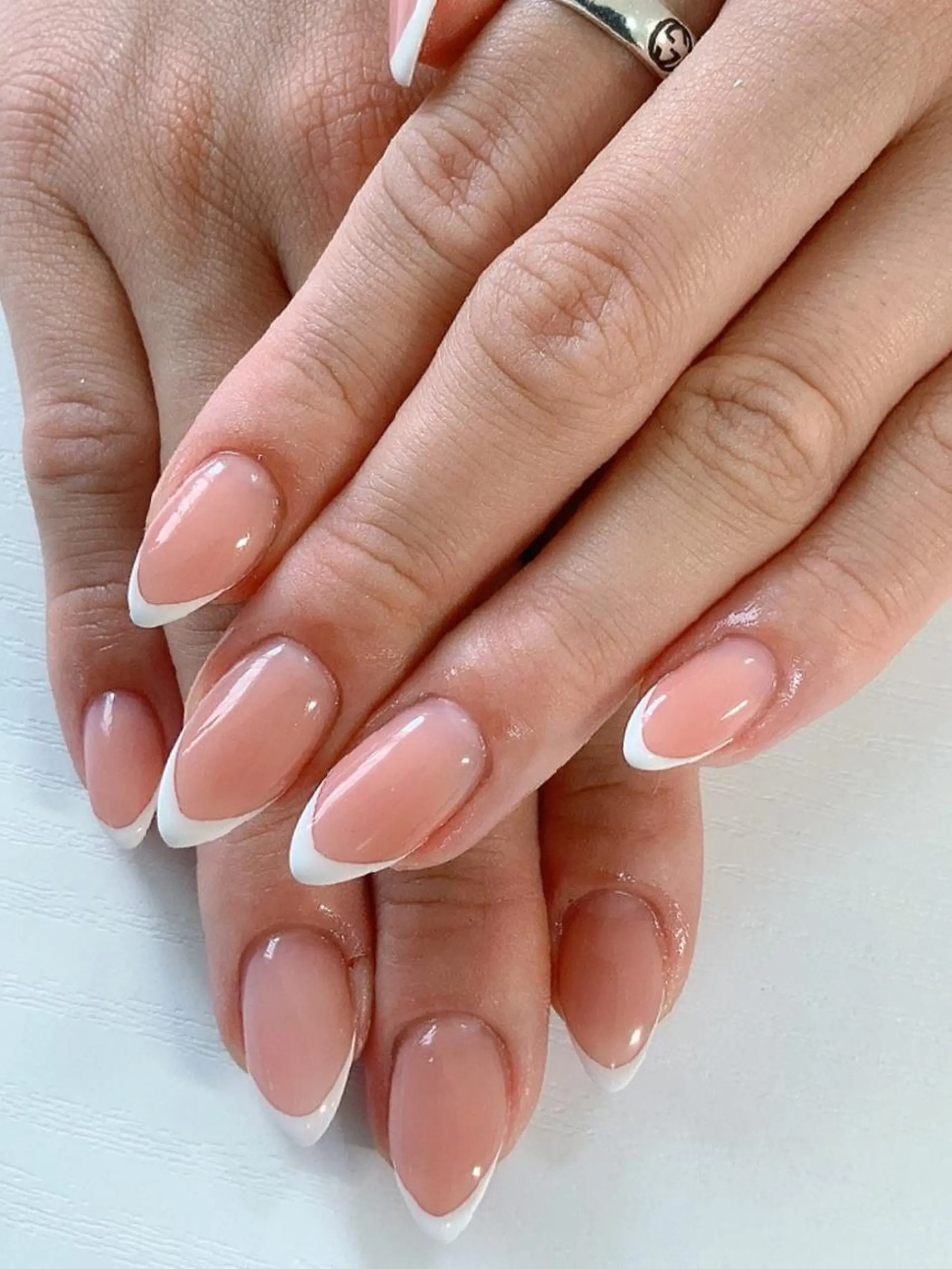 ネイル フレンチネイル ジェルネイル   MAKI NAILのネイルデザイン