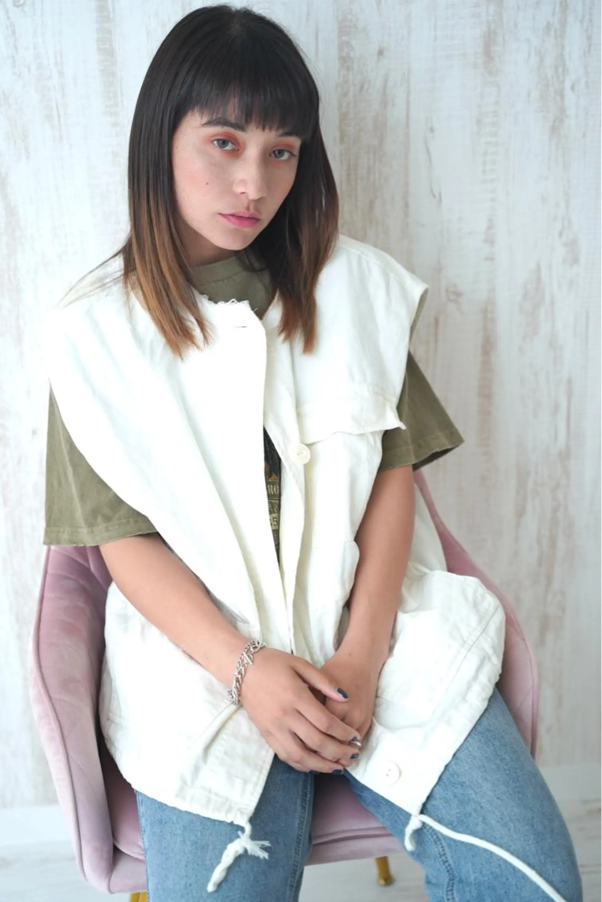 セミロング レイヤーカット カット ヘアカラー トリートメント ショートが得意✂️ 藤城建太のヘアスタイル