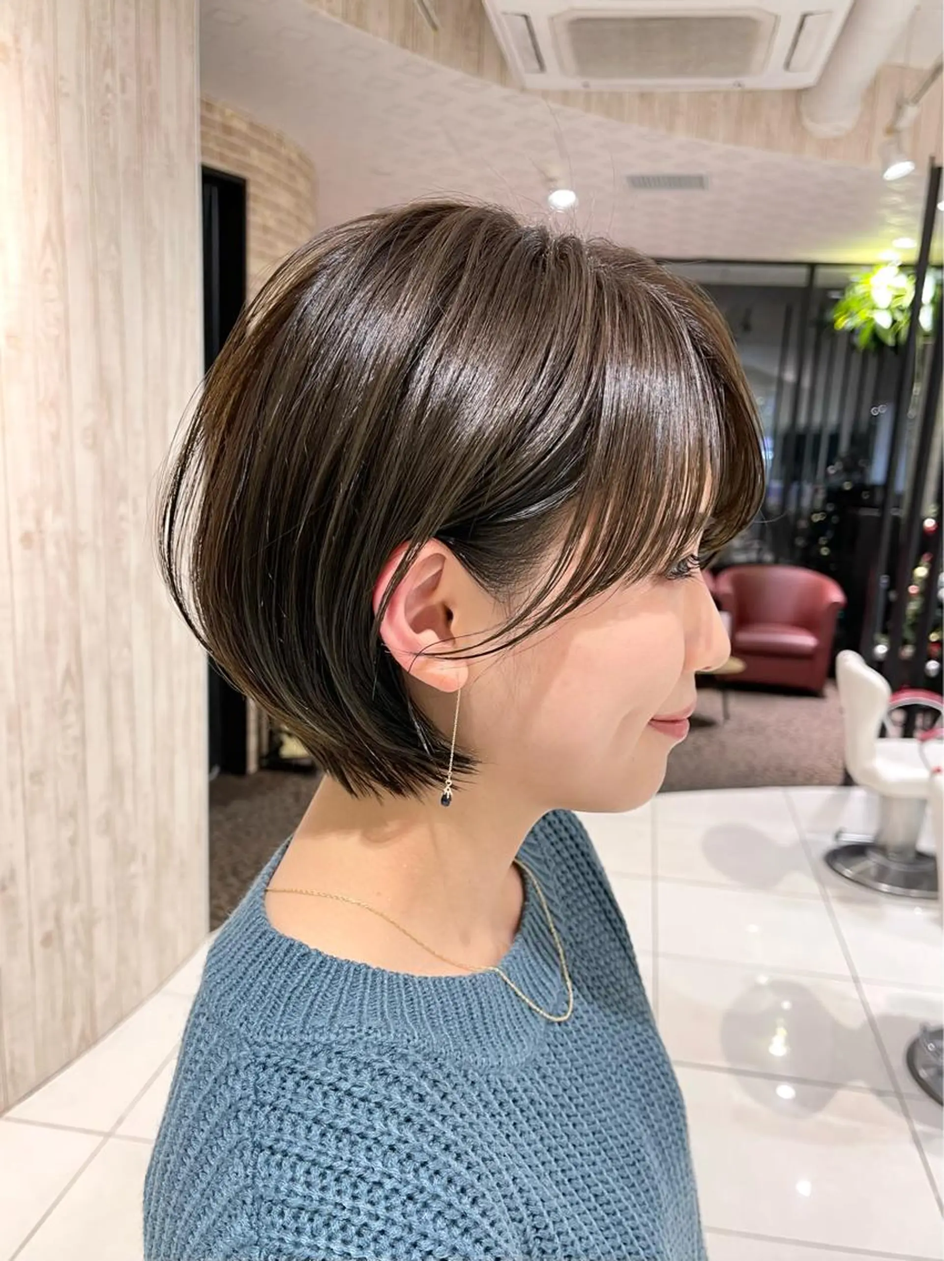 ショート ショートボブ ハンサムショート 丸みショート ボブ ショートヘア 荻窪/ショートヘア✨ ショートボブ長松大哉のヘアスタイル