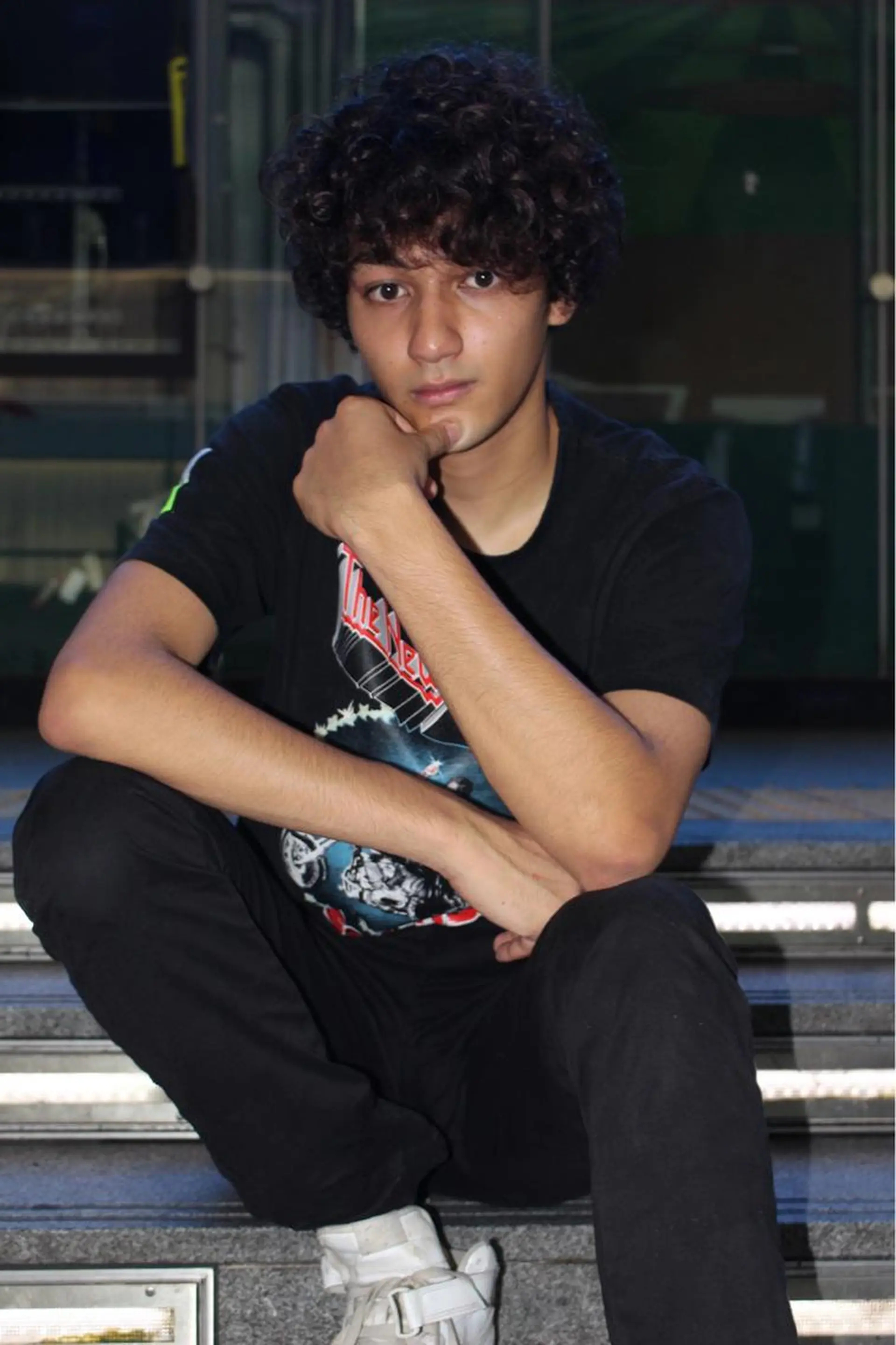 ショート パーマ ヘアアレンジ メンズ リルウヘアー 天王寺のヘアスタイル