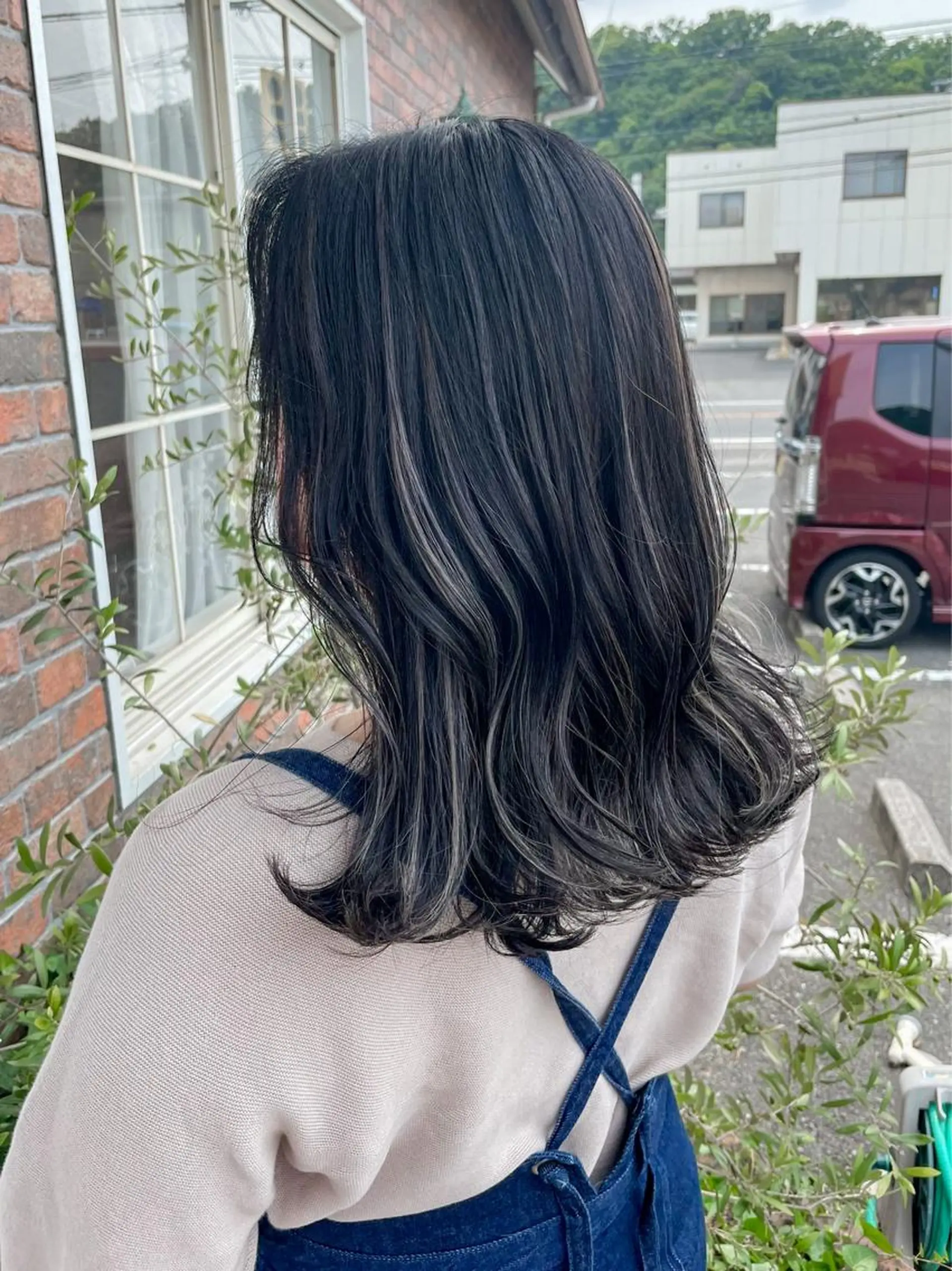 セミロング カラー Mintleaf 💛MAYUKOのヘアスタイル