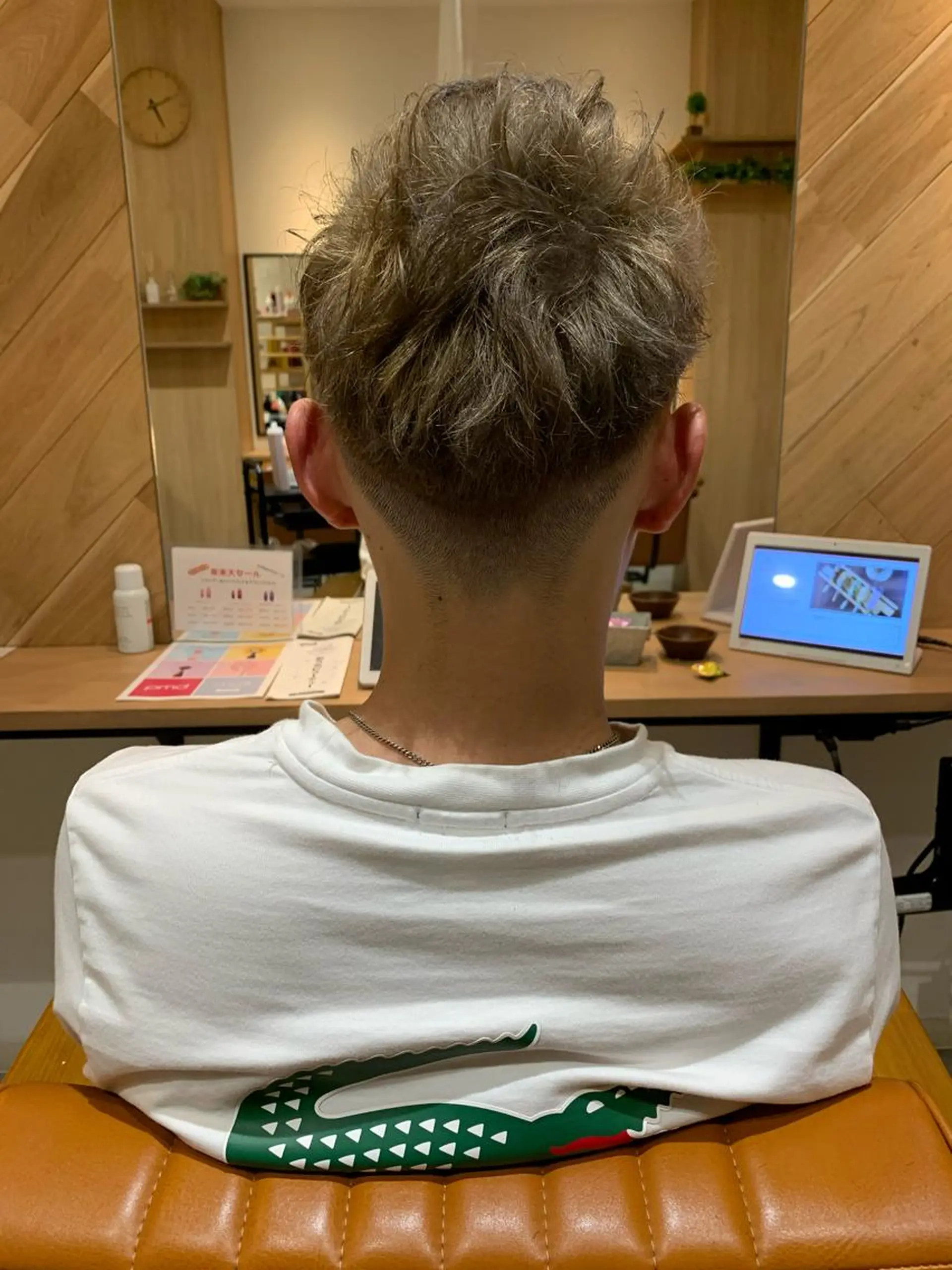 カラー メンズ 森田 尚貴のヘアスタイル