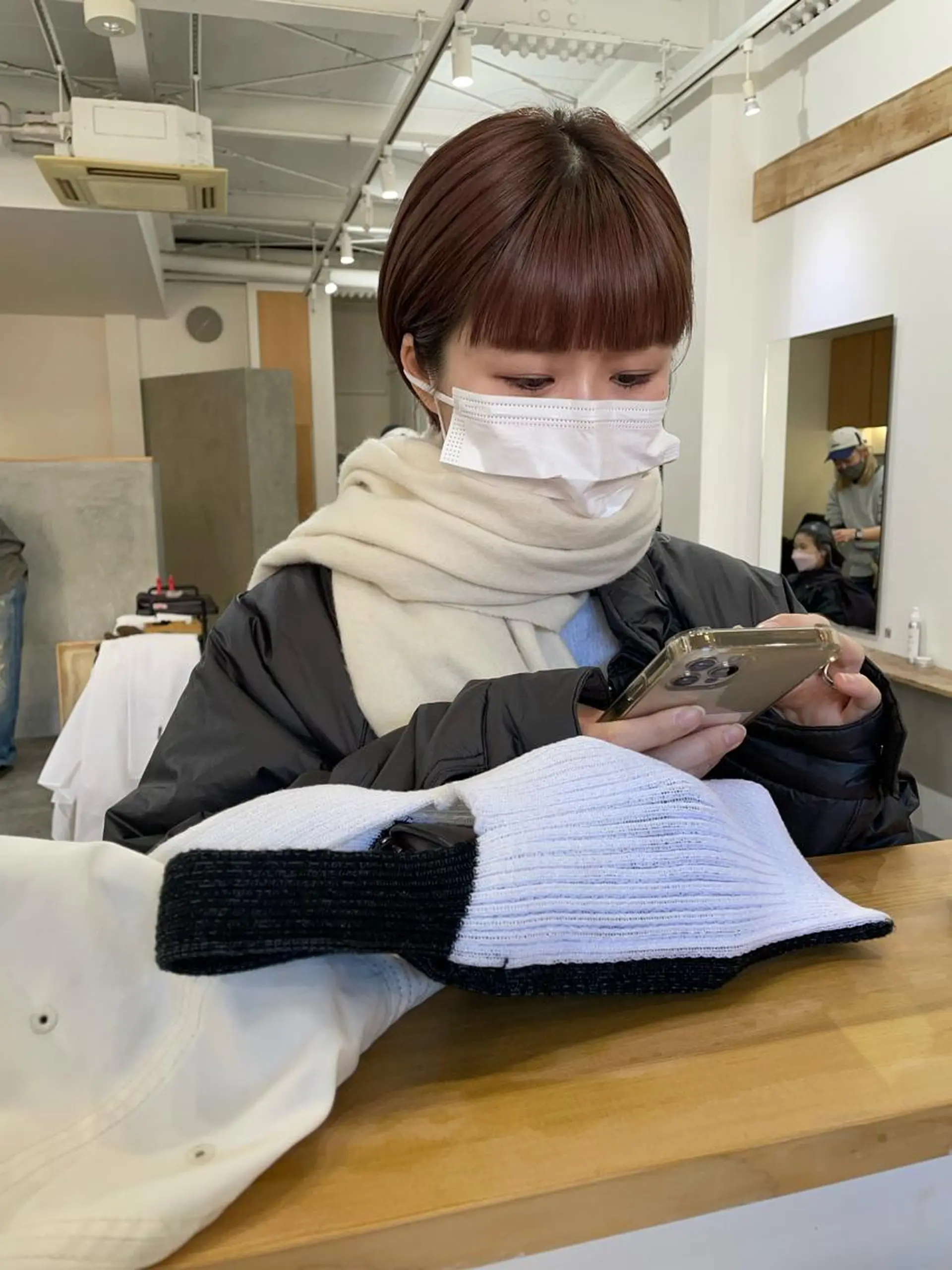 ショート カラー 似合わせカット ワイドバング カット ヘアカラー トリートメント パーマ/透明感カラー /ボブ/吉田一生のヘアスタイル