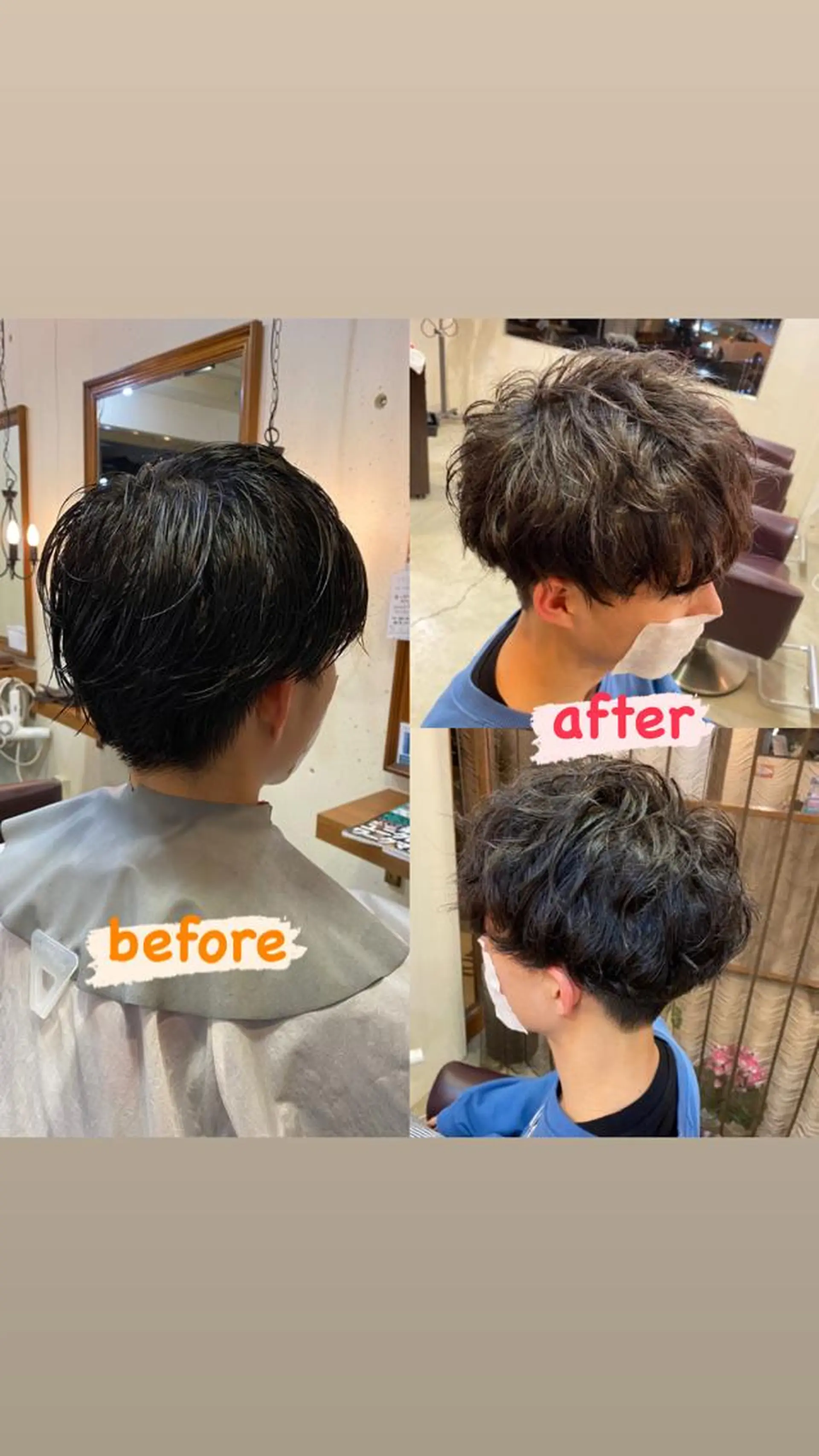 ショート パーマ ヘアアレンジ メンズ メンズパーマ スパイラルパーマ SALOWIN京都河原町Suite店所属・外国人風レイヤー/ ハイトーンSHUのヘアスタイル