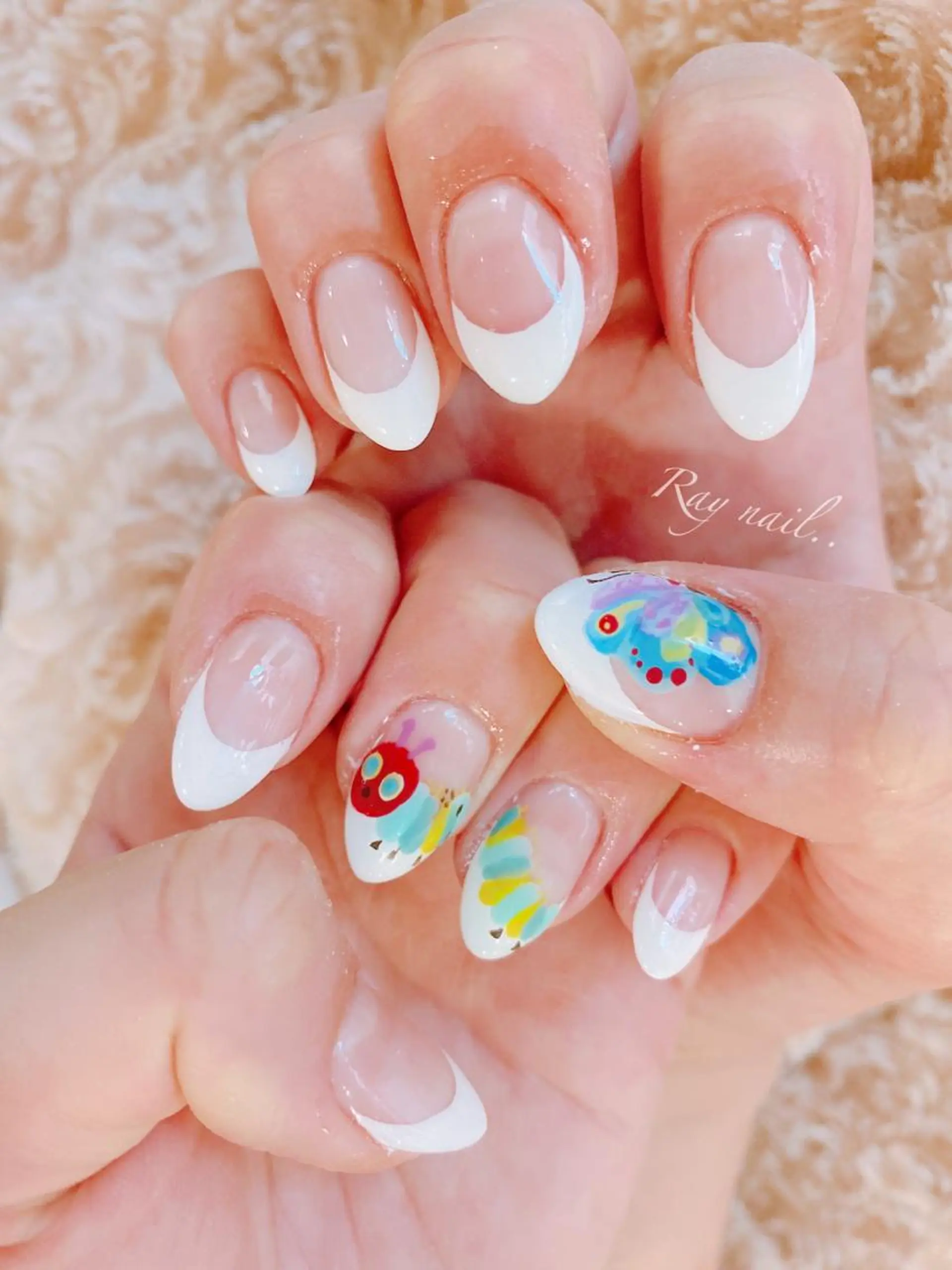 ネイル フレンチネイル ハンドネイル フットネイル nail salon  ∞ mikanal ∞所属・nailsalon ∞ ﾐｶﾅﾙ ∞のネイルデザイン