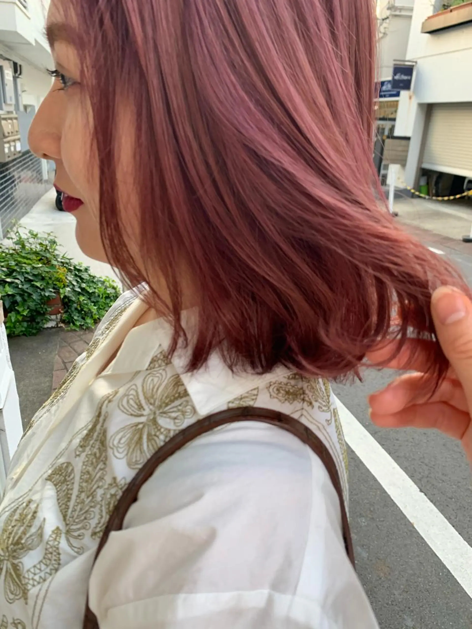 ミディアム ピンクラベンダー トリートメント 似合わせカラー🫶 小川千波のヘアスタイル