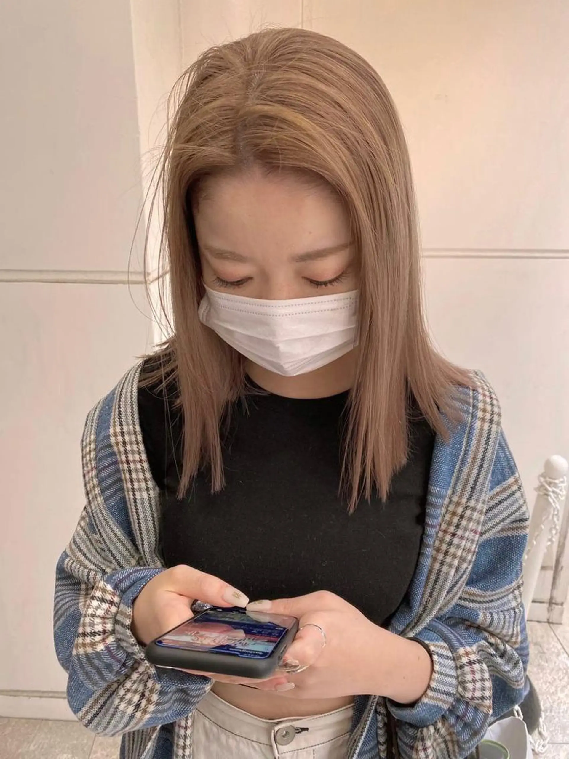 セミロング カット ヘアカラー 広島/ボブ/レイヤー 🌿‬wakabaのヘアスタイル