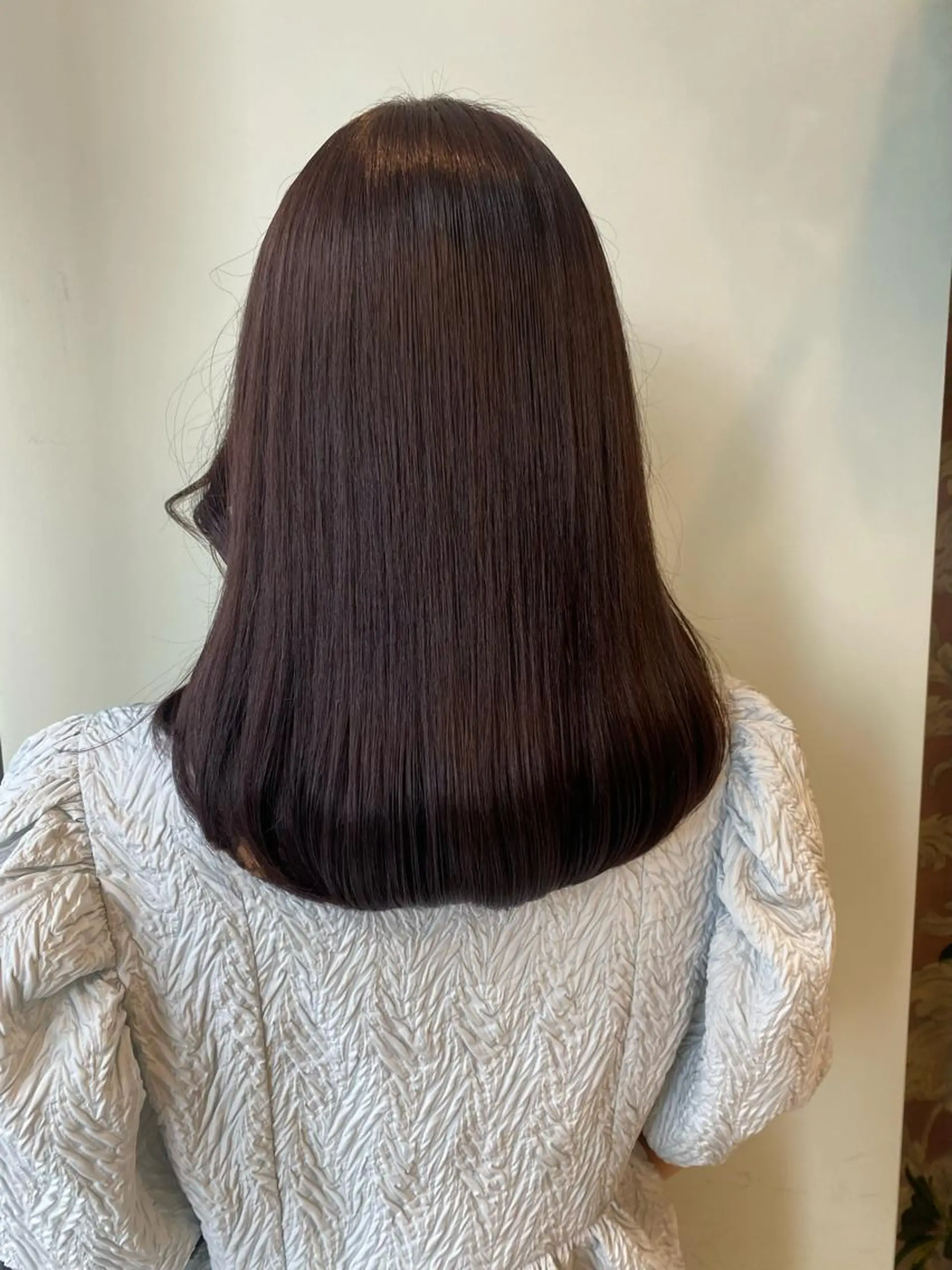 セミロング カラー ヘアアレンジ 'AXIS nagoya所属・'AXIS江森 美空のヘアスタイル