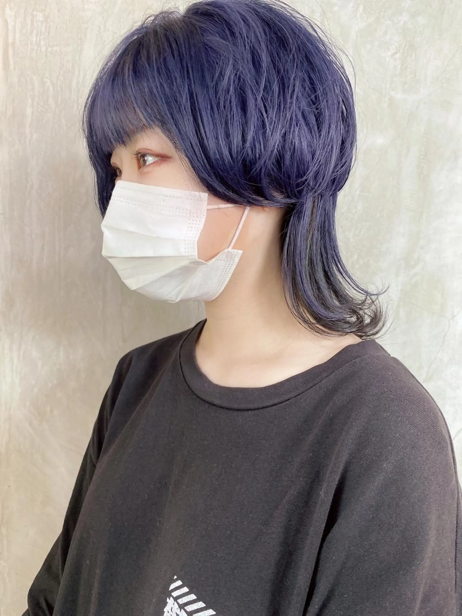 ショート カラー ヘアアレンジ 切りっぱなしボブ/ デザインカラー店長のヘアスタイル