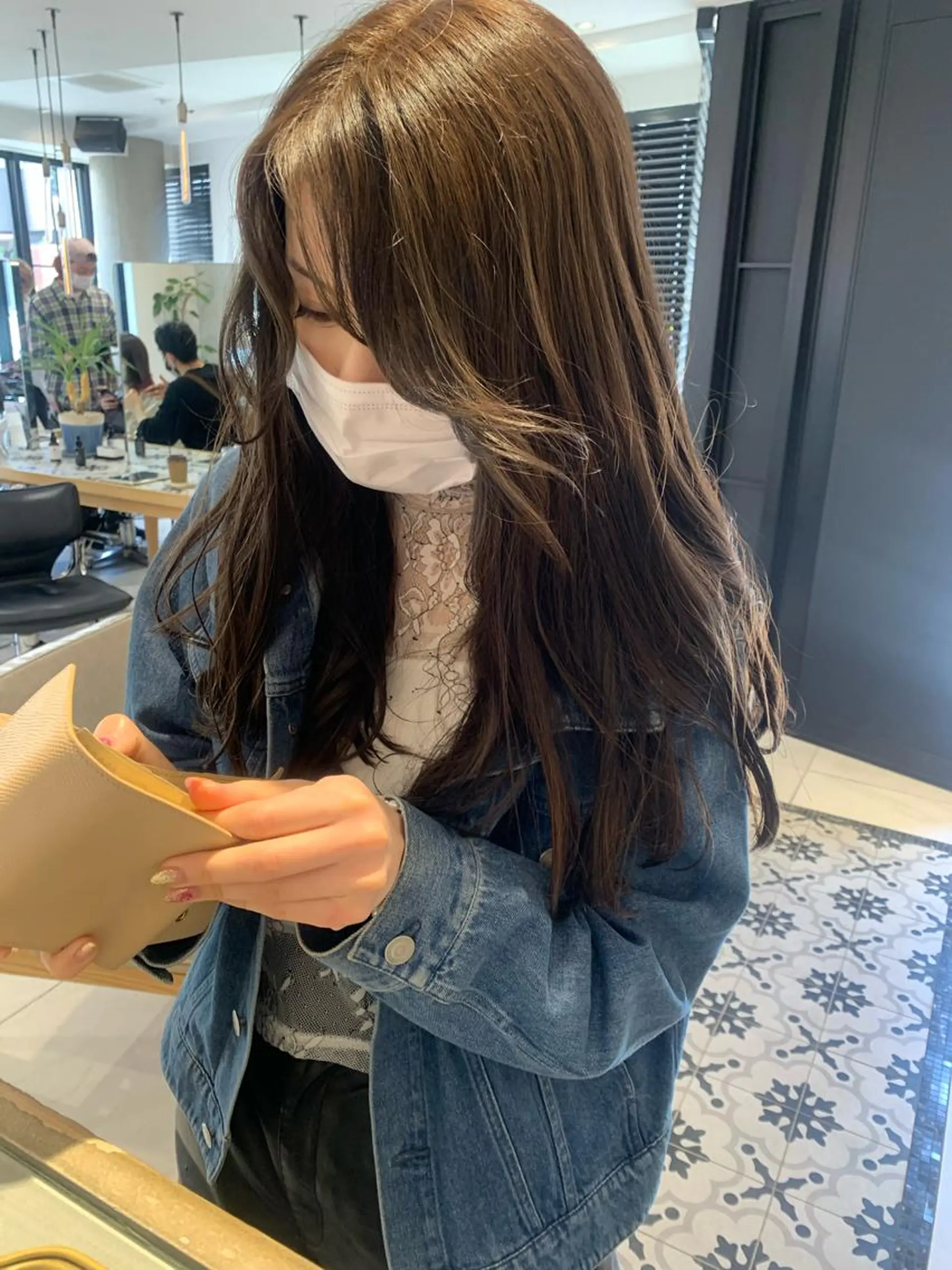 カラー ヘアカラー トリートメント ヘッドスパ ヘアセット ラベンダー/レイヤー スタイル🤎mamiのヘアスタイル