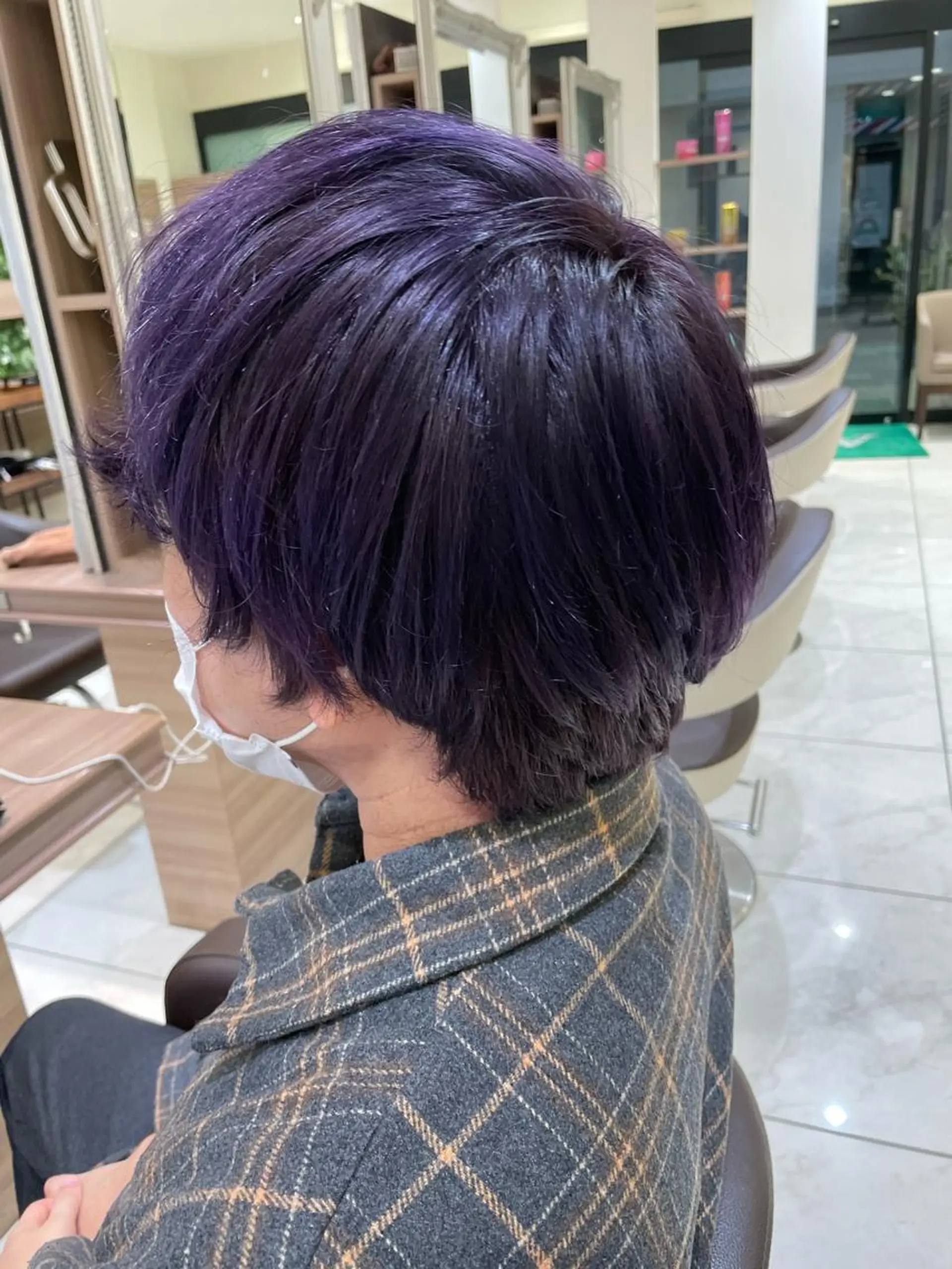 ショート カラー メンズ ✨武内凌太✨ 複雑履歴/ムラ修正のヘアスタイル