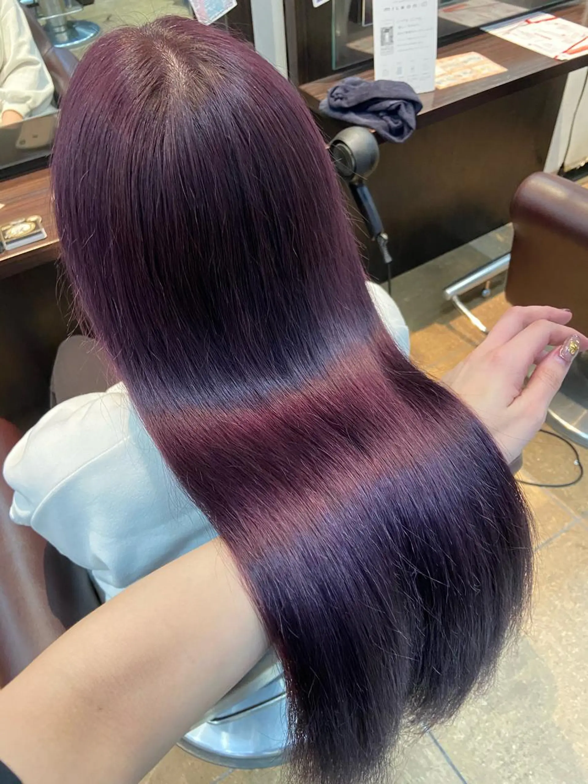 ロング カラー ヘアカラー トリートメント 🧸プルエクステ❤︎ ネイルKAO🧸のヘアスタイル