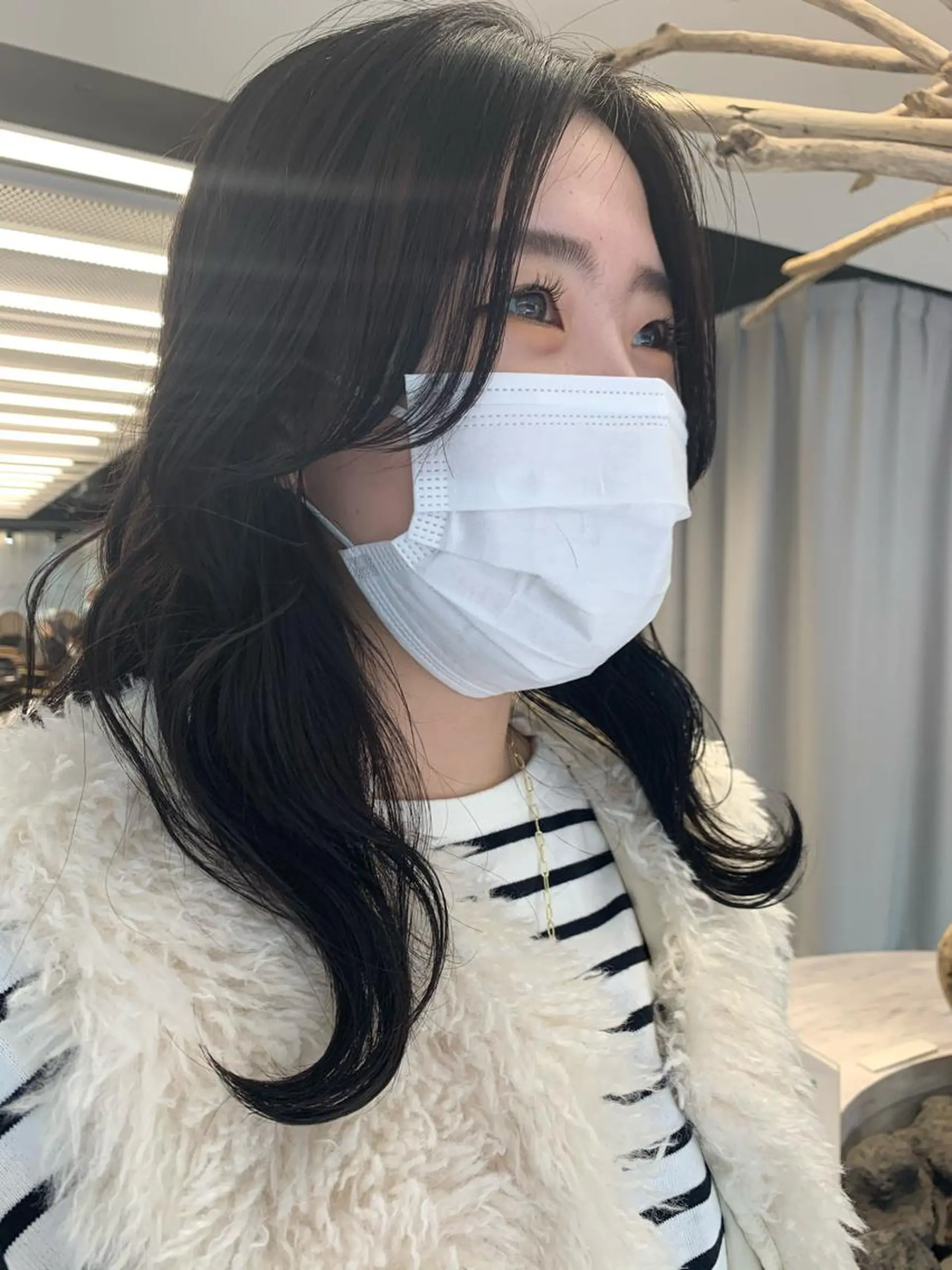 ロング 平野 優奈のヘアスタイル