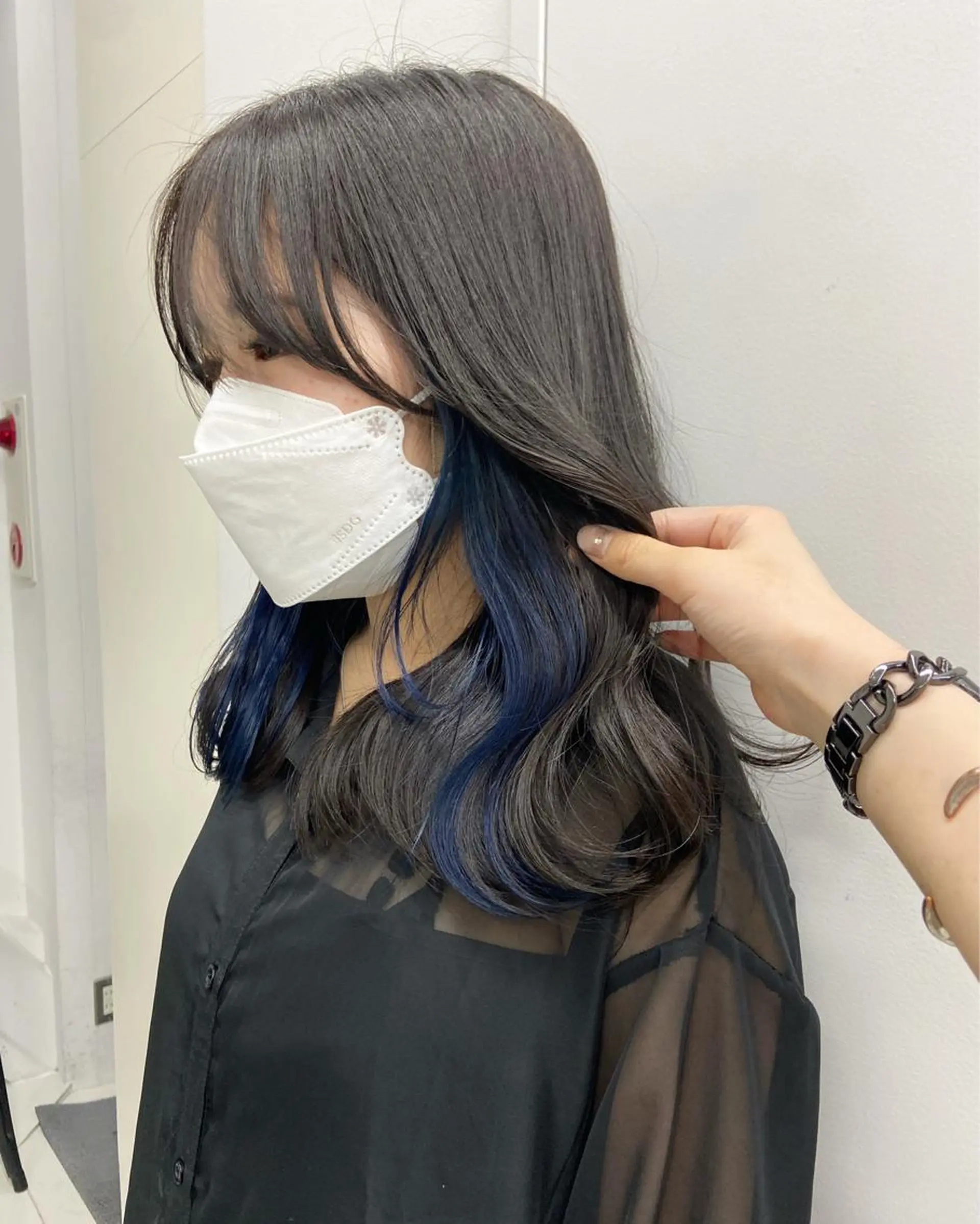 ミディアム 韓国レイヤー/ヘア カラー🎀ayamiのヘアスタイル