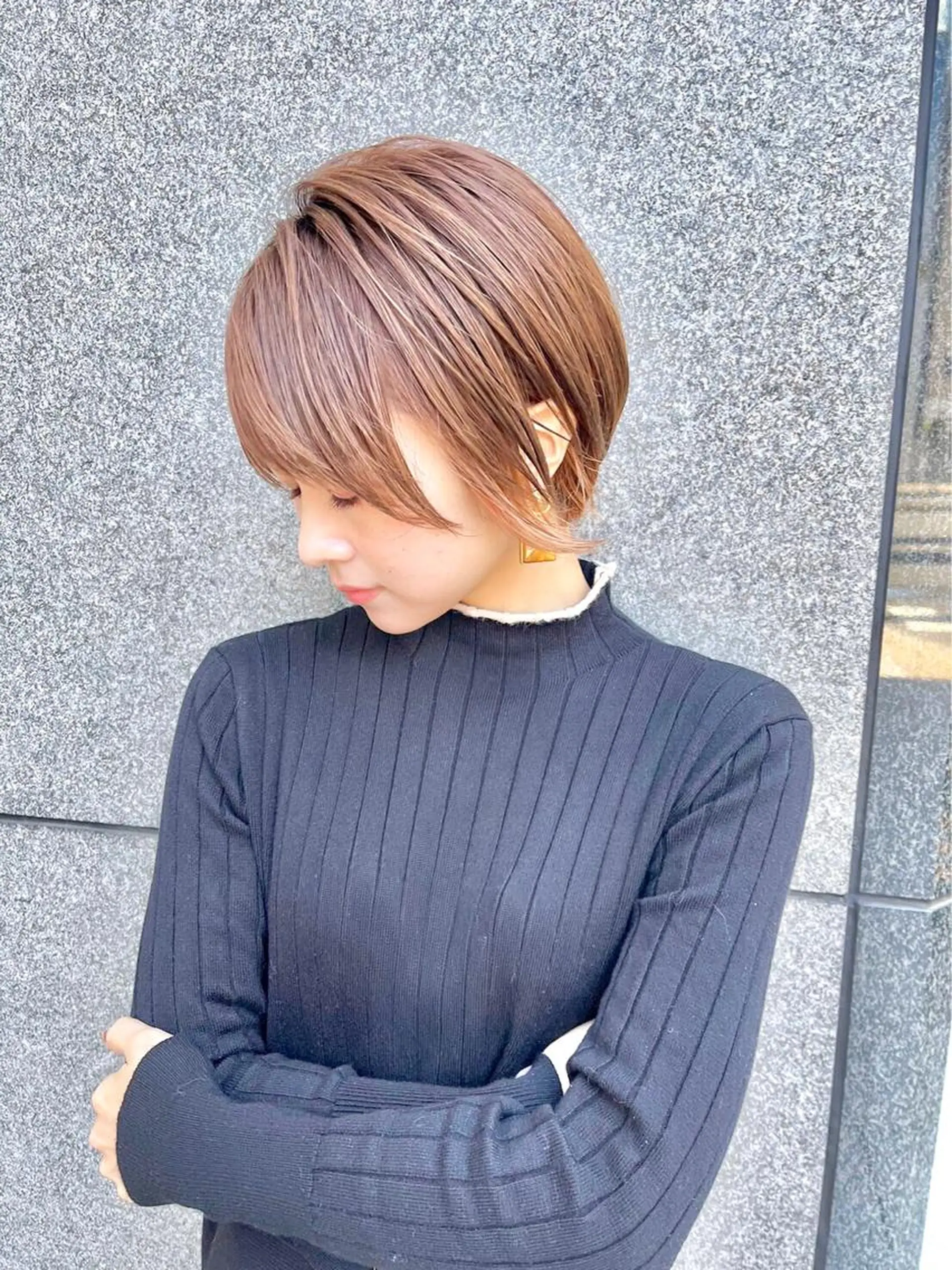 ショート 髪質改善　ANFINI 仙台所属・仙台Ｉ韓国レイヤー Ｉ髪質改善Ｉ伊藤拓海のヘアスタイル