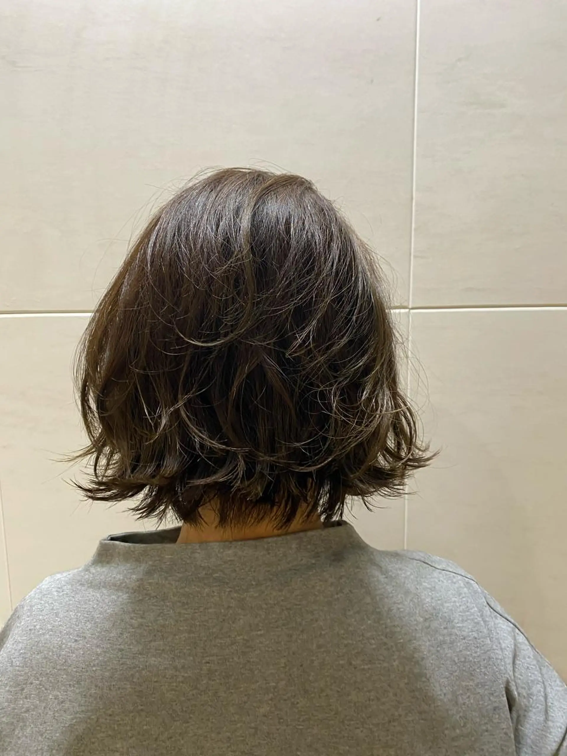 ミディアム カラー イルミナカラー 髪質改善ULTOWA ✨松井　美幸のヘアスタイル