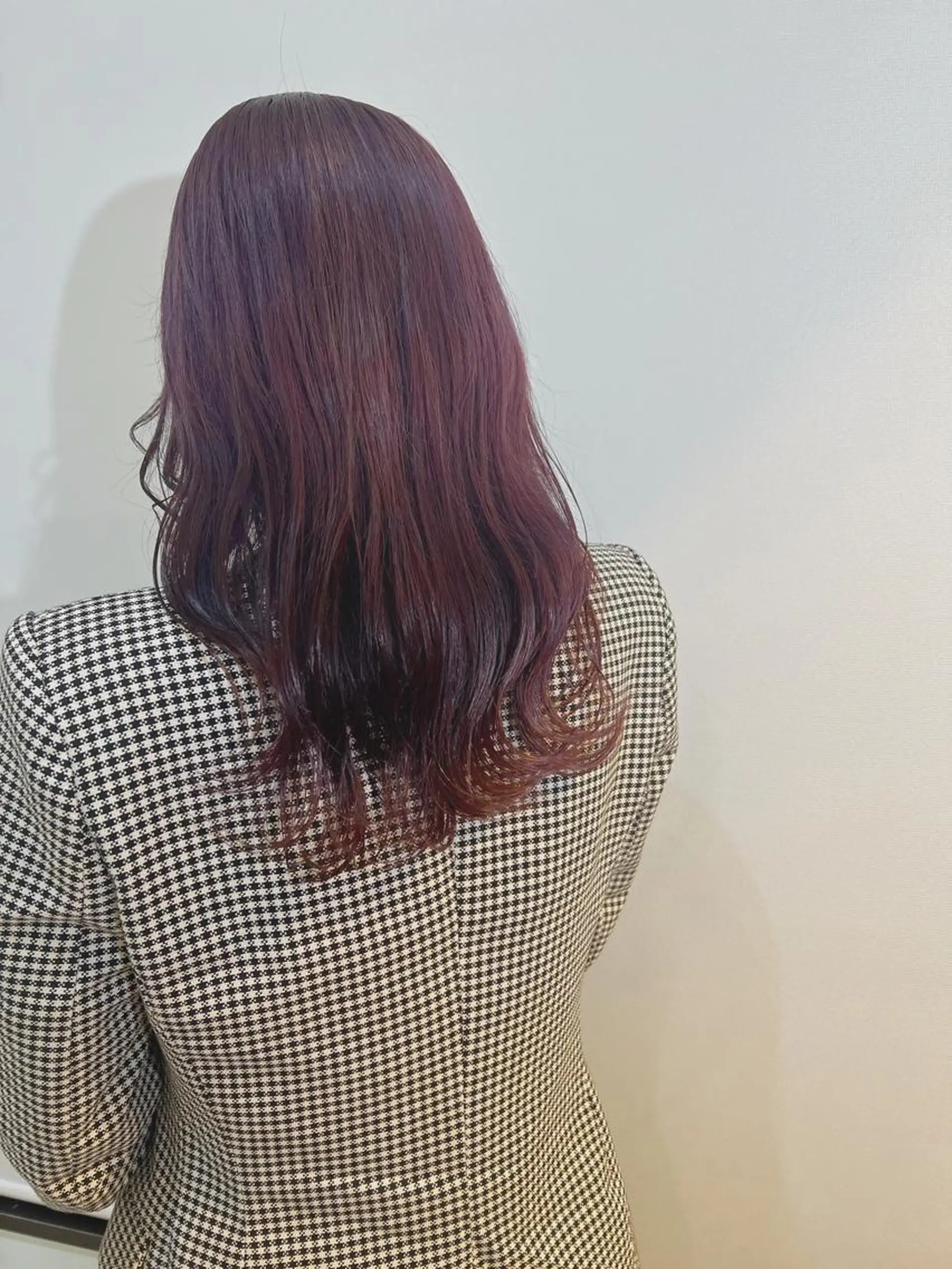 ミディアム ピンクブラウン 韓国風ヘア HARONA所属・渡邊 恭汰のヘアスタイル