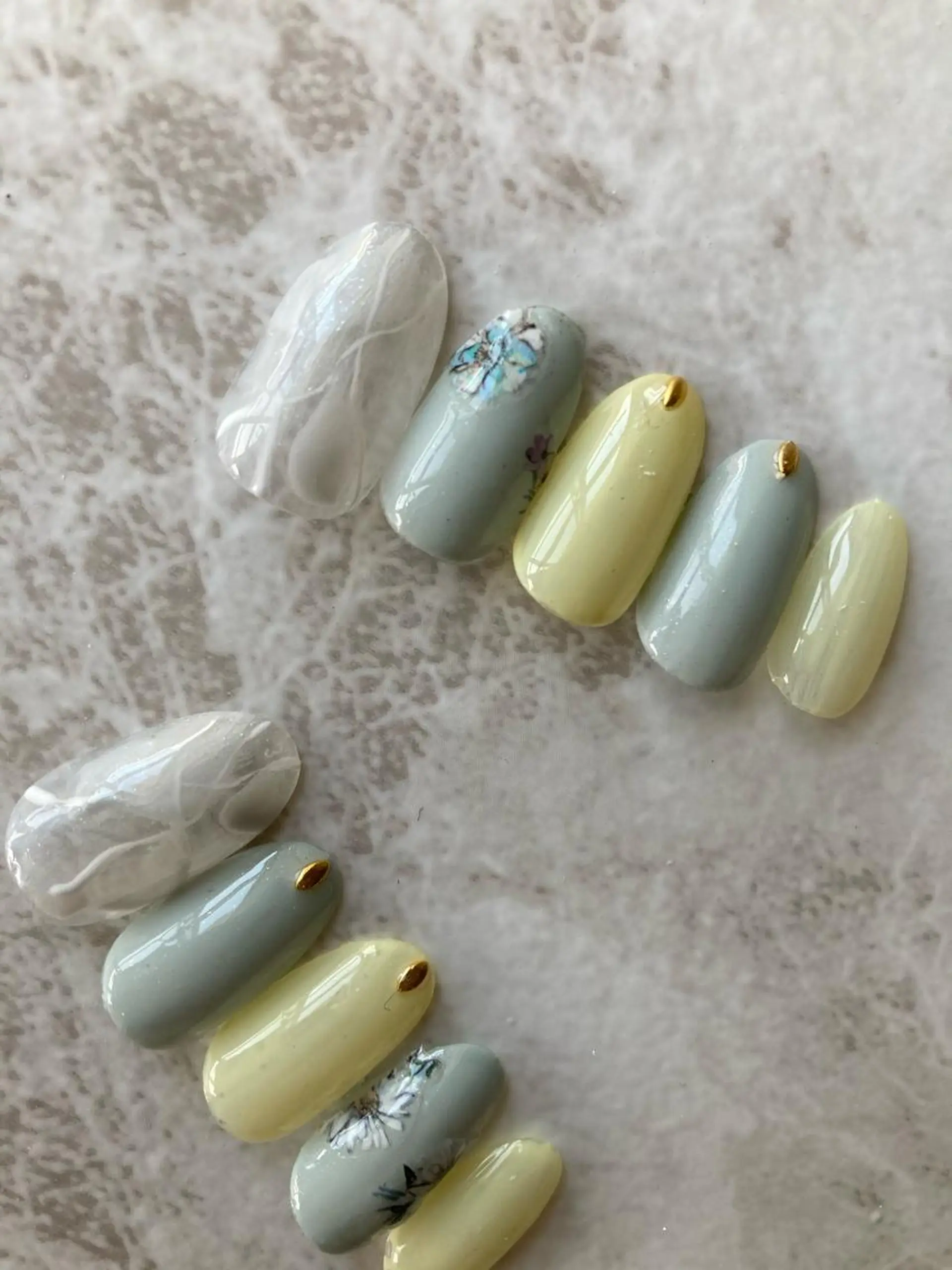 ネイル 春ネイル ハンドネイル auladenail アウラデネイルのネイルデザイン