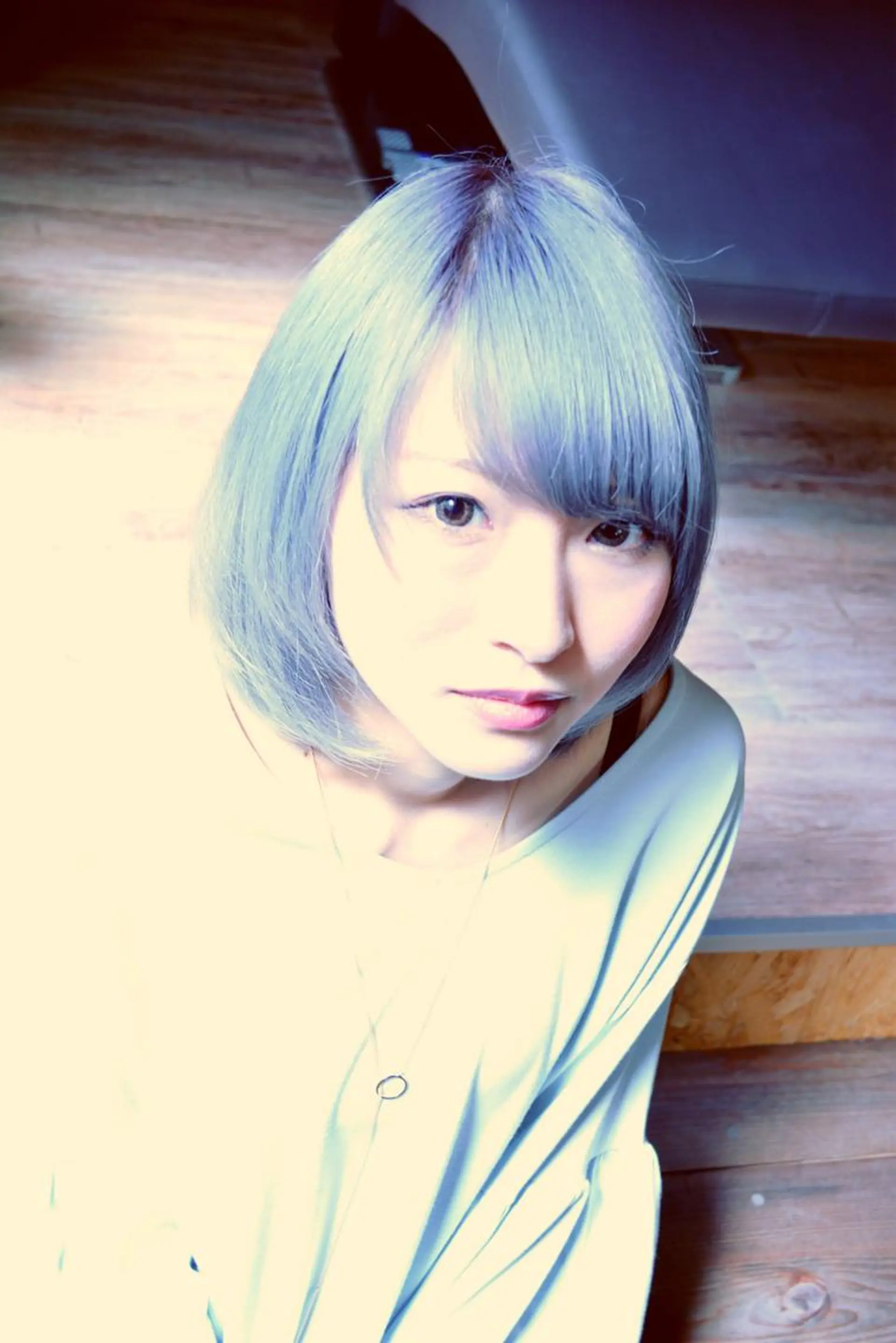 ショート カラー パーマ ボブレイヤー ブリーチ ボブ レイヤーカット belle chambreイブカのその他イメージ