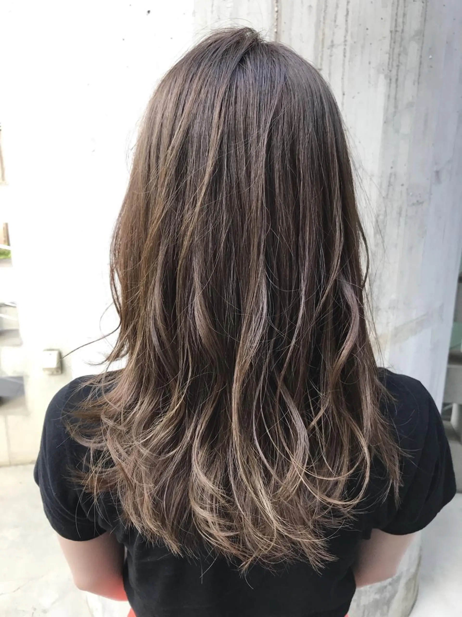 セミロング カラー Leverage所属・【店長】外国人風 メンズヘア尾上雄輝のヘアスタイル