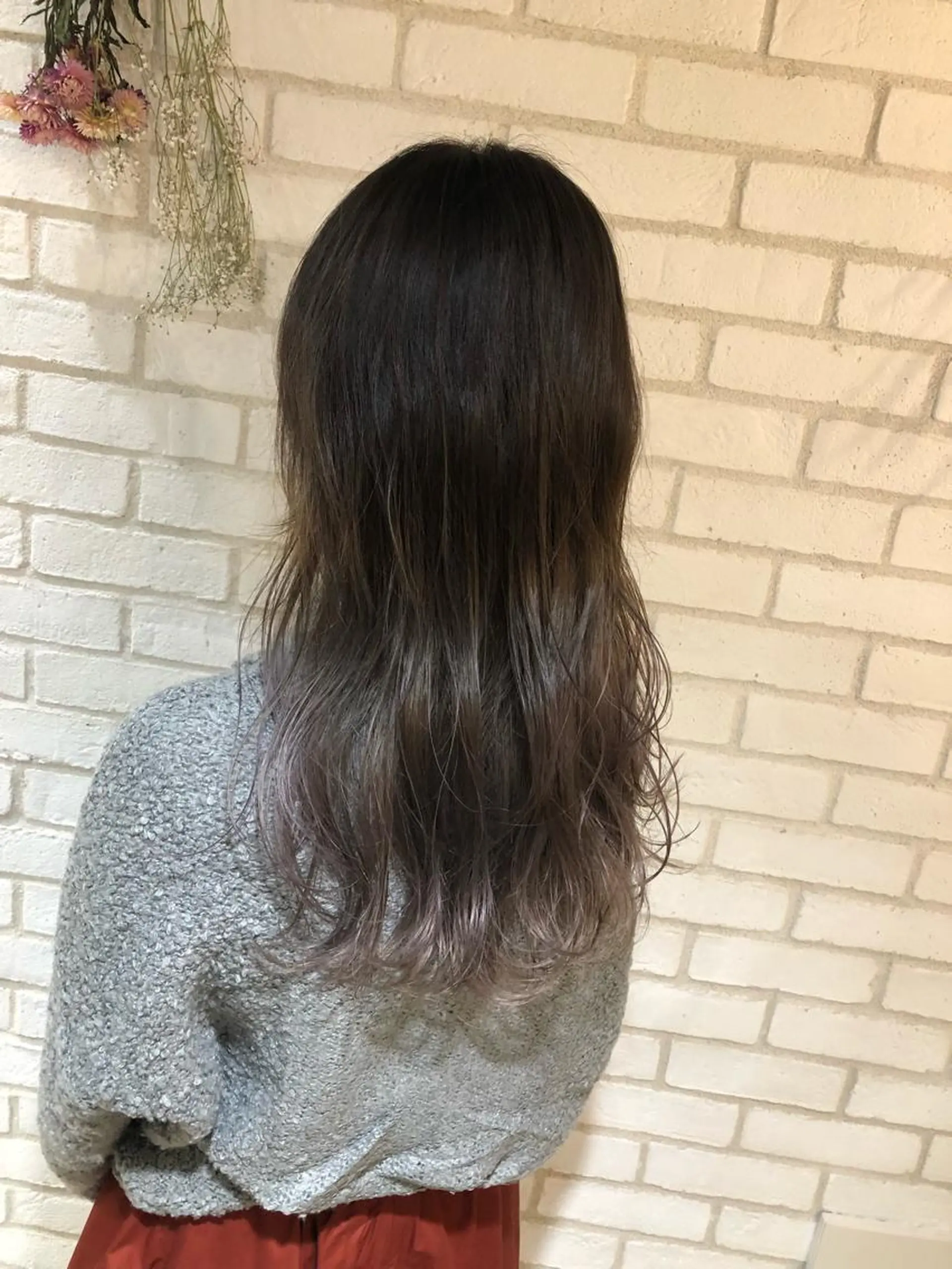 セミロング カラー パーマ ヘアアレンジ メンズ キッズ ネイル マツエク・マツパ グラデーションカラー ラベンダーカラー グラデーション 新宿/髪質改善/ 美髪矯正✨浅江通友のヘアスタイル