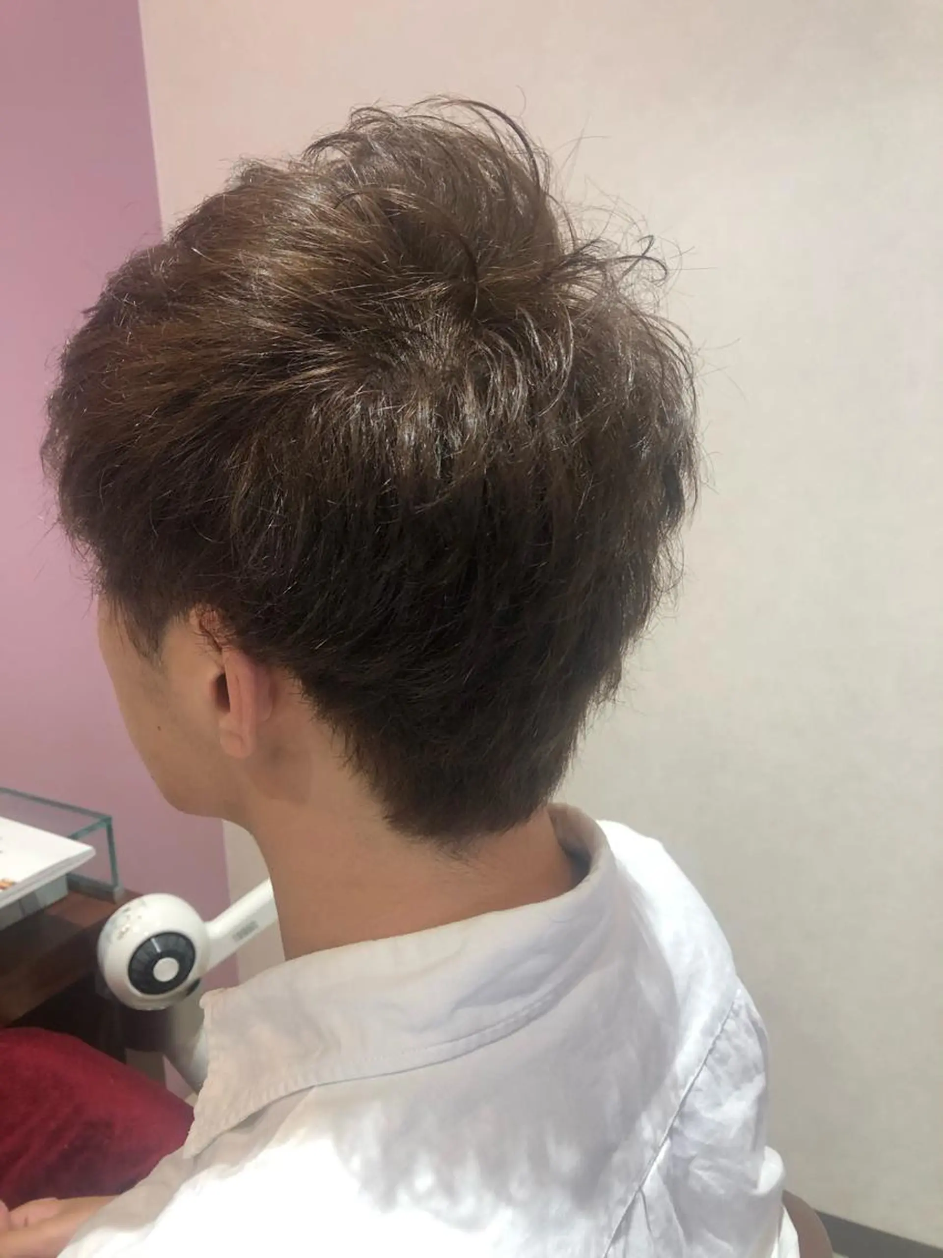 ショート カラー メンズ メンズブリーチ アッシュ ブリーチ ブリーチなしカラー 大阪長居🌱野見山 卓也のヘアスタイル