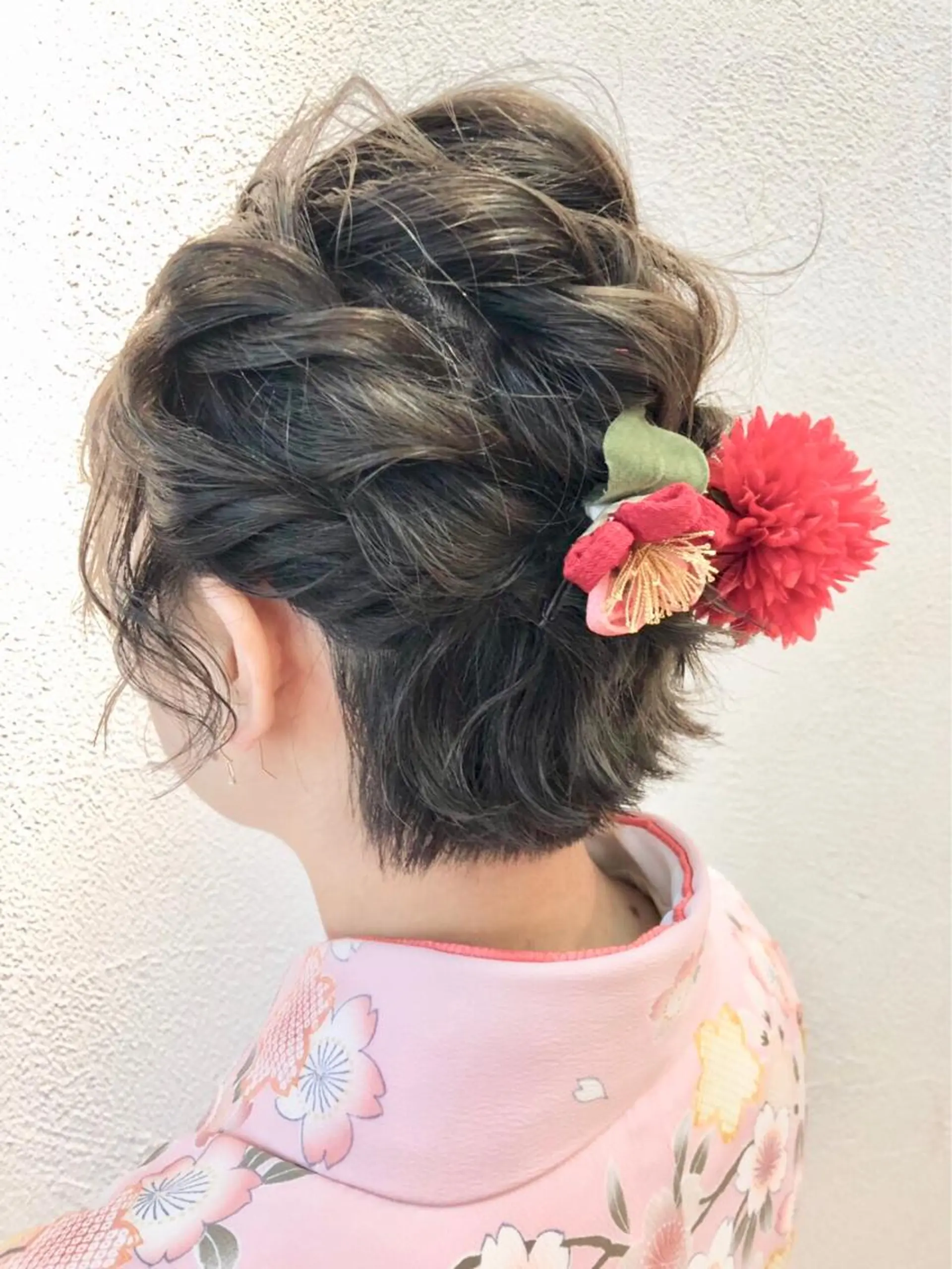 ショート ヘアアレンジ ハーフアップ ショートボブ ボブ ショートヘア Neolive Cava 相模大野店所属・sola: neoliveのヘアスタイル