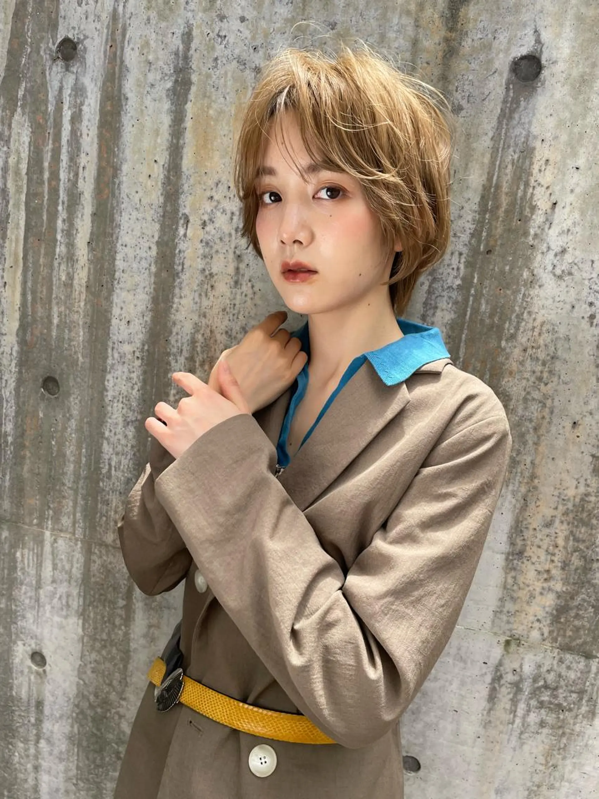 ショート カラー ショートボブ ボブ 外国人風カラー 髪質改善 マニッシュショート カット ヘアカラー トリートメント ショート/ボブ専門 宮脇美奈/南船場のヘアスタイル