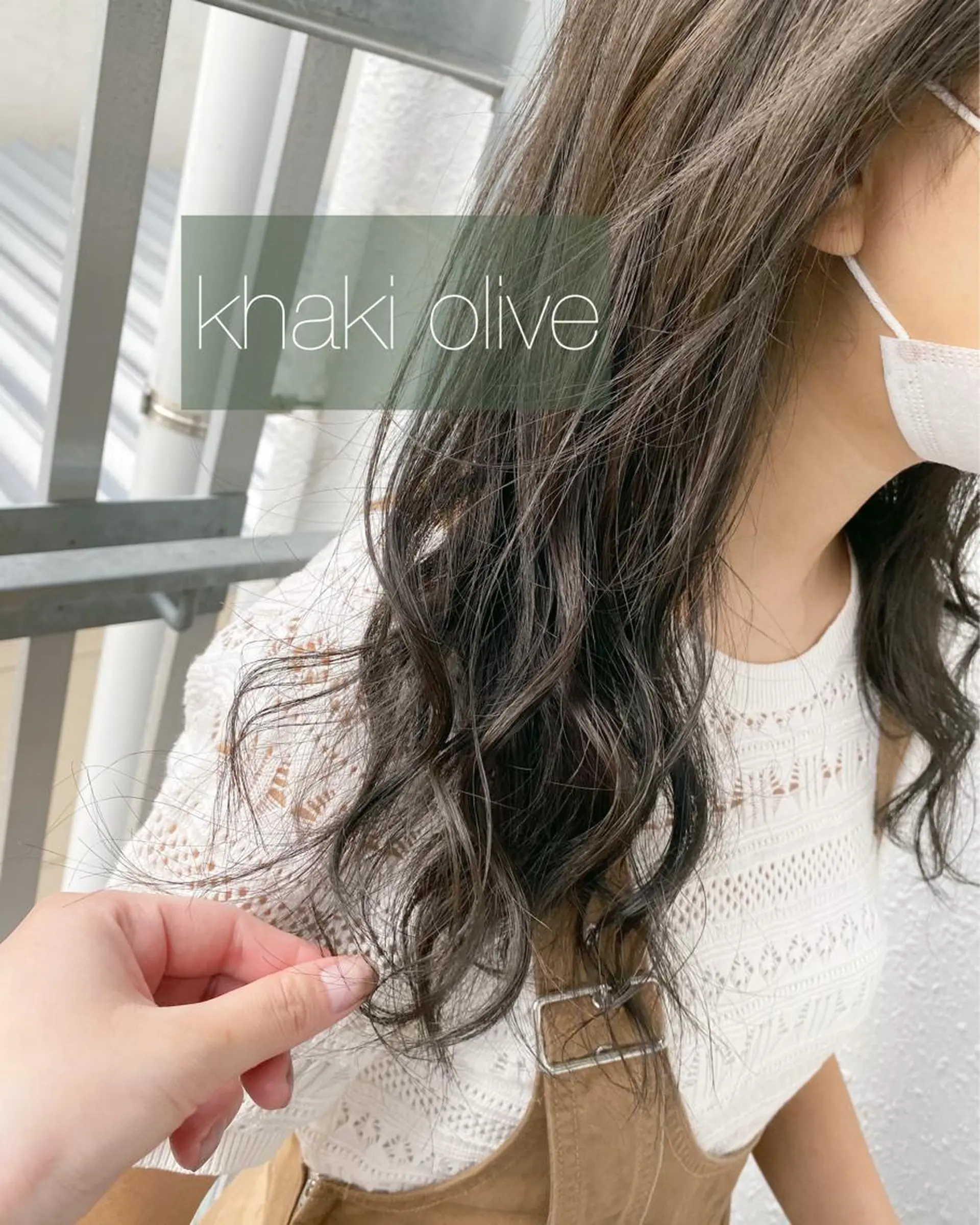 ロング カラー 後藤紗英/髪質改善 /オリーブベージュのヘアスタイル