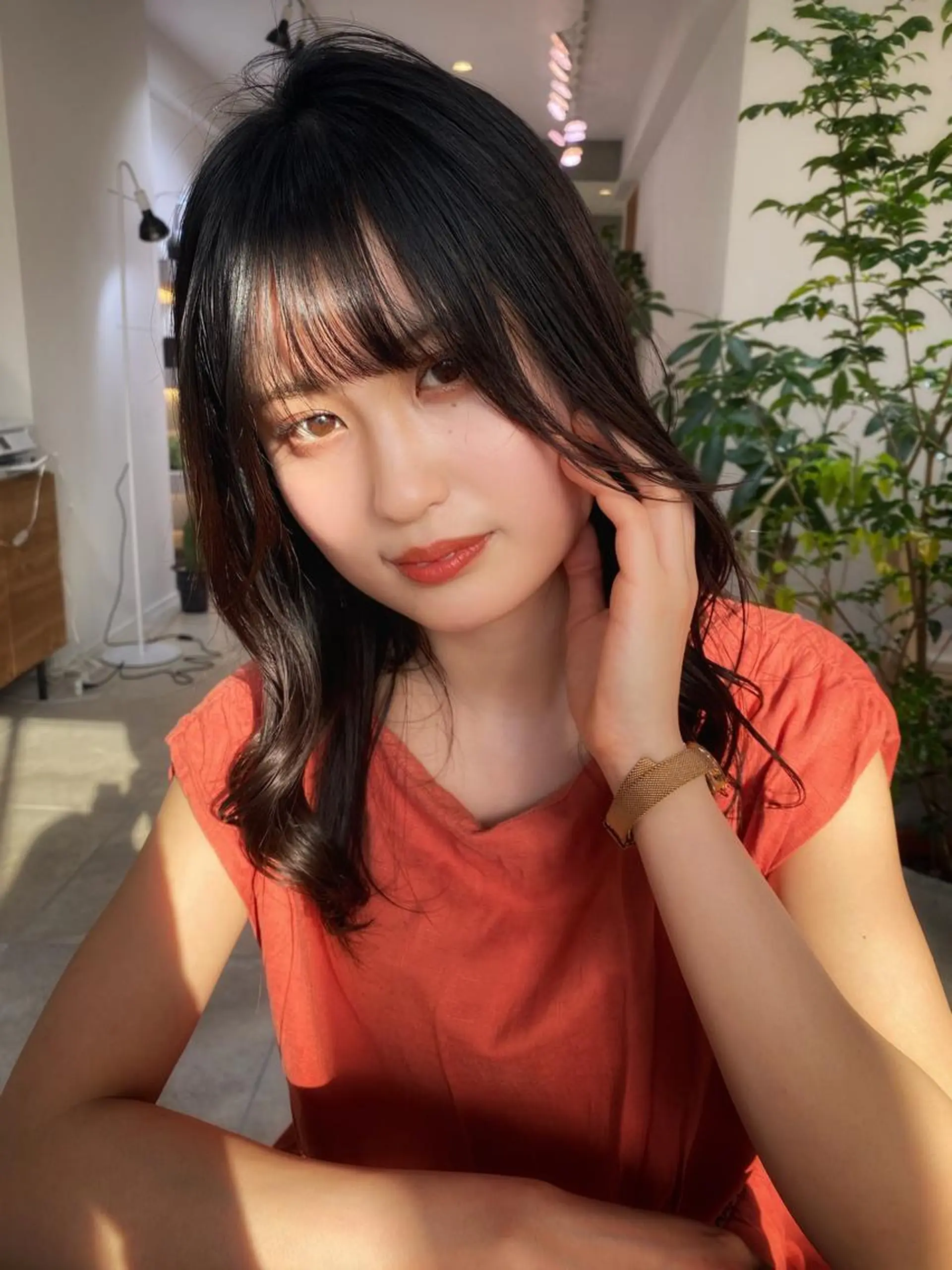 ロング カラー イルミナカラー ロング トリートメント カット ヘアカラー トリートメント ヘッドスパ CARICIA🌱 masaeのヘアスタイル