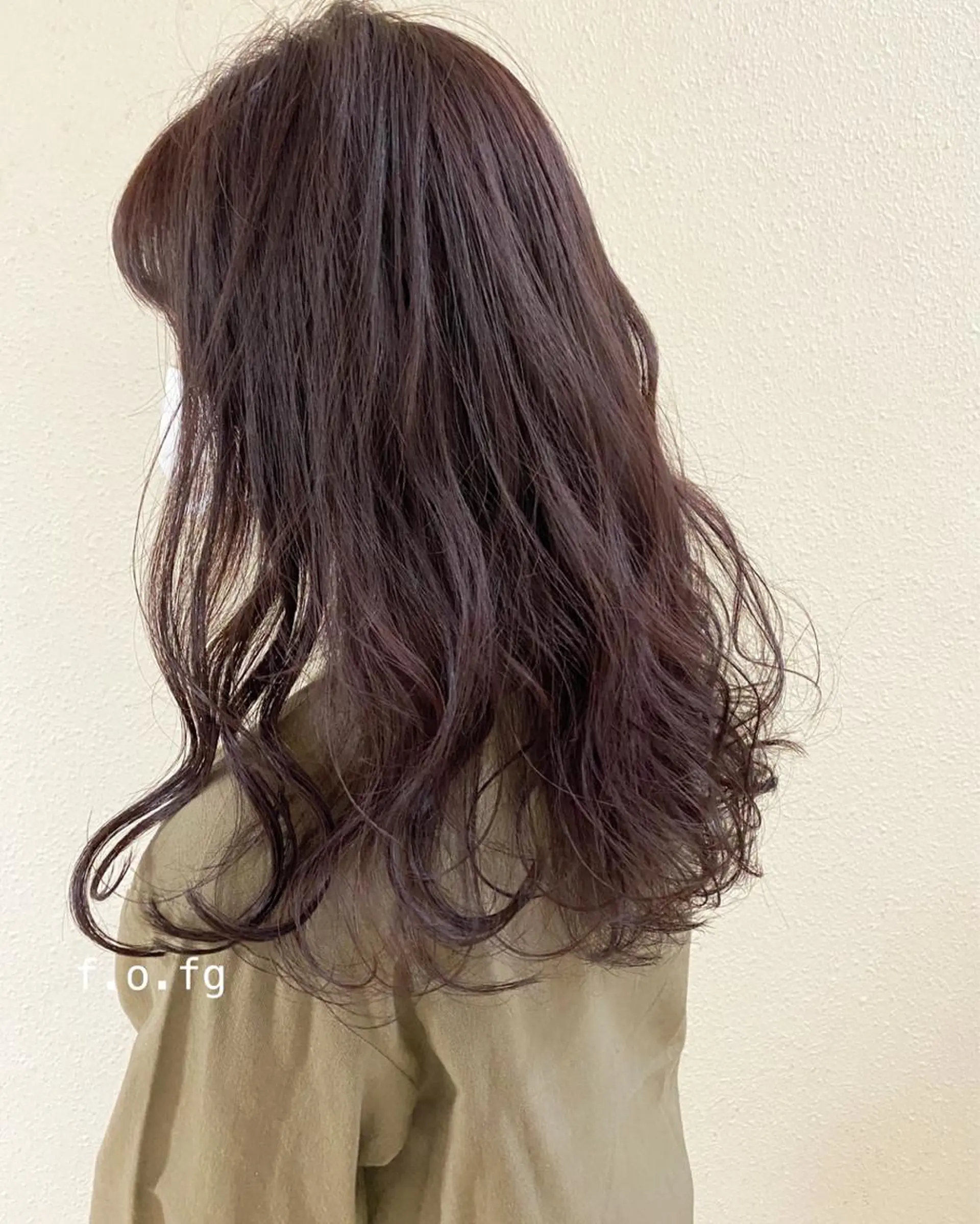 ミディアム カラー ピンクカラー ヘアカラー ツキノキ ミナのヘアスタイル