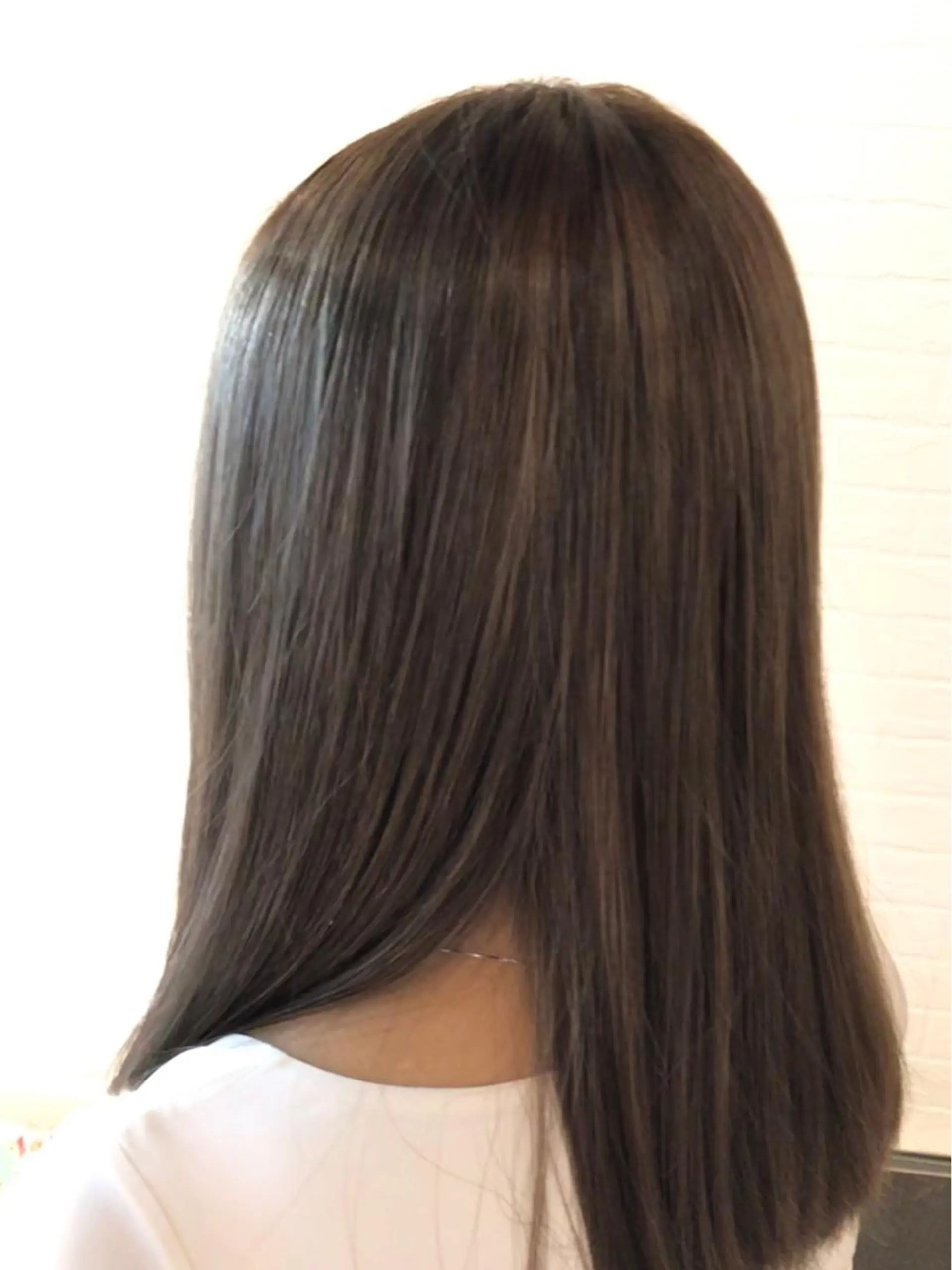 ミディアム ヘアアレンジ アッシュ GLOSS 心斎橋 山上のヘアスタイル