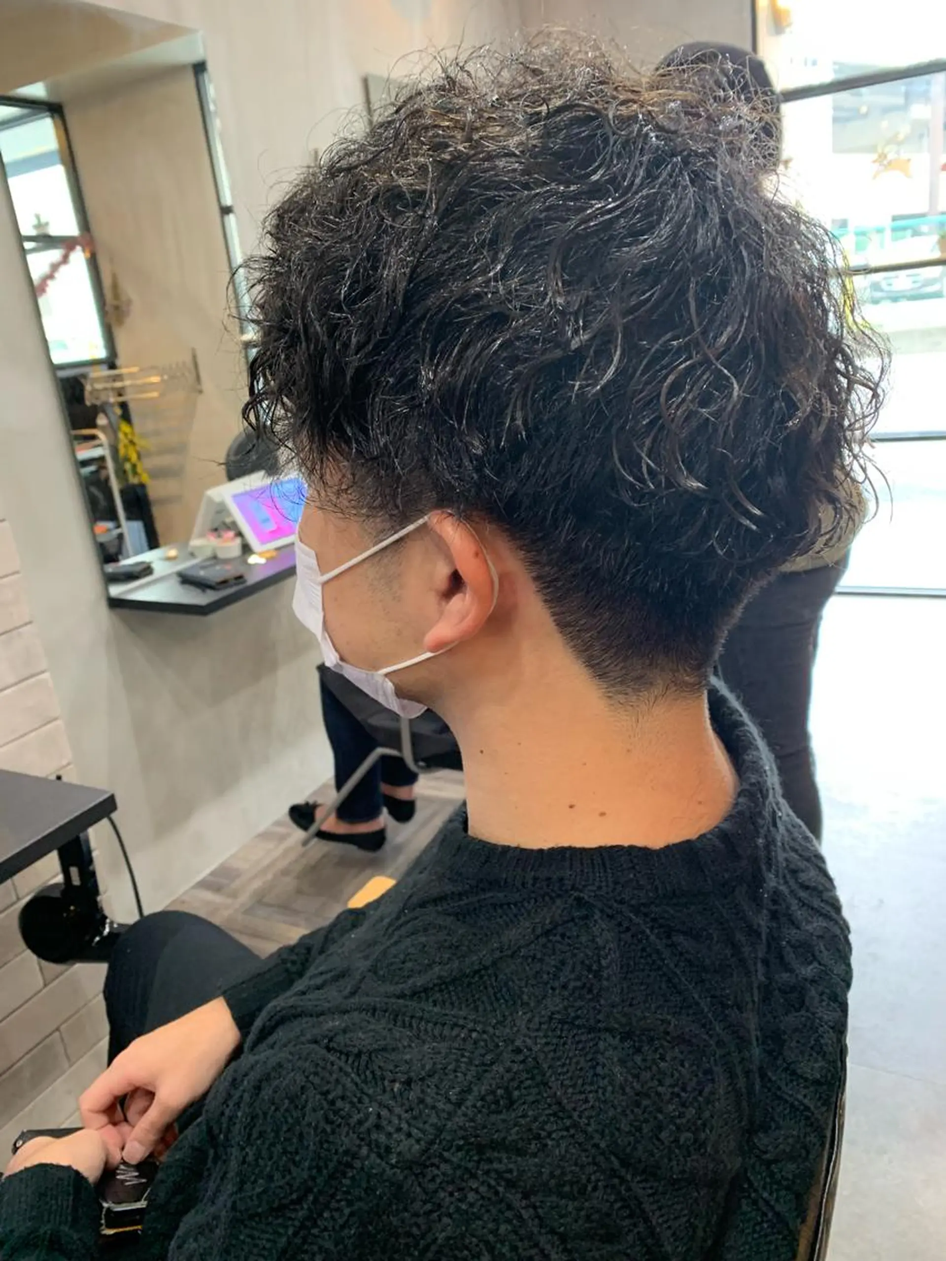 メンズ メンズパーマ カット パーマ 山本 みきのヘアスタイル