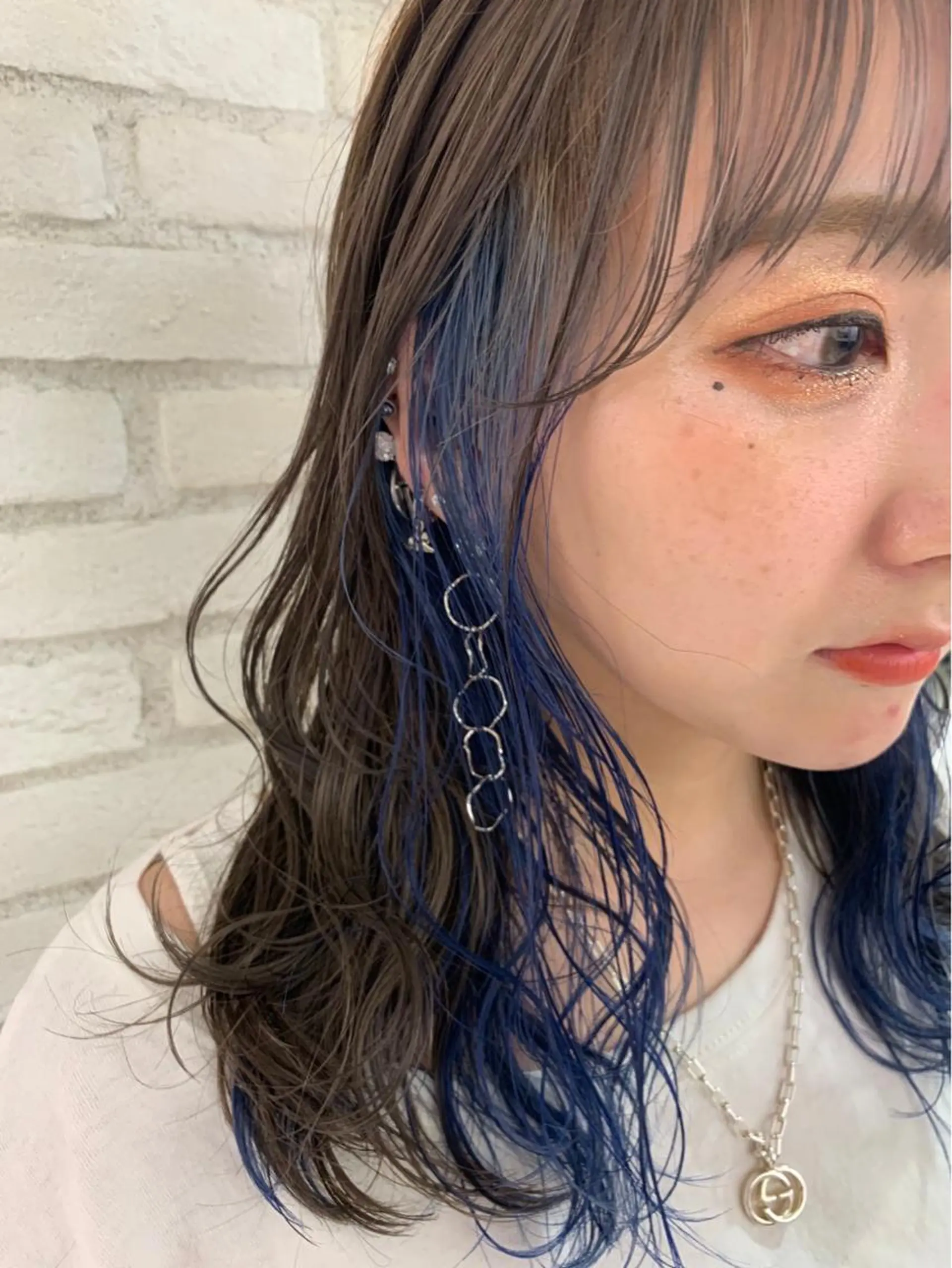 ミディアム カラー 韓国ヘア/艶カラー /田中悠佑のヘアスタイル