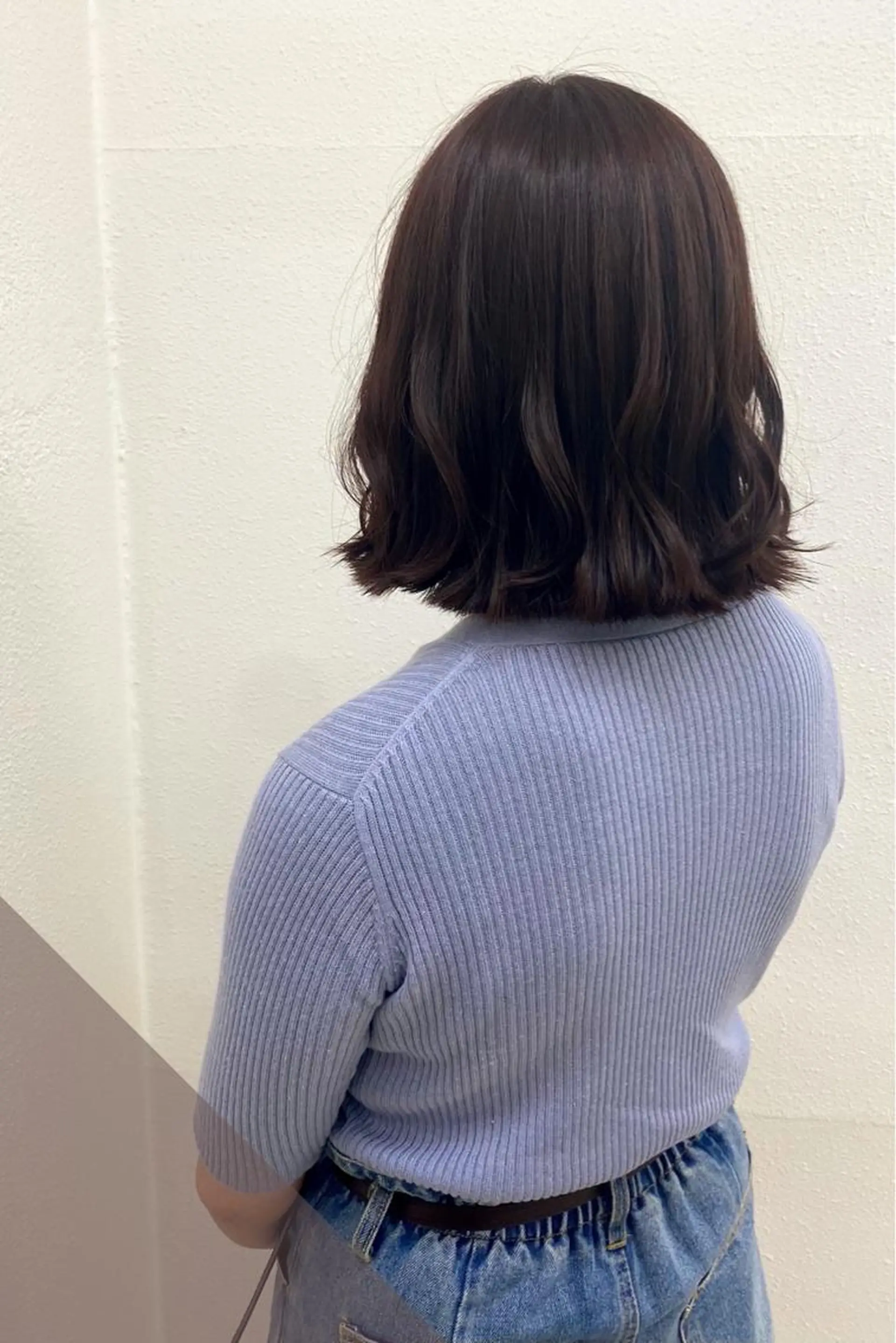 ミディアム カラー ブラウンカラー ピンクカラー ピンクブラウン 菊地 紗矢のヘアスタイル