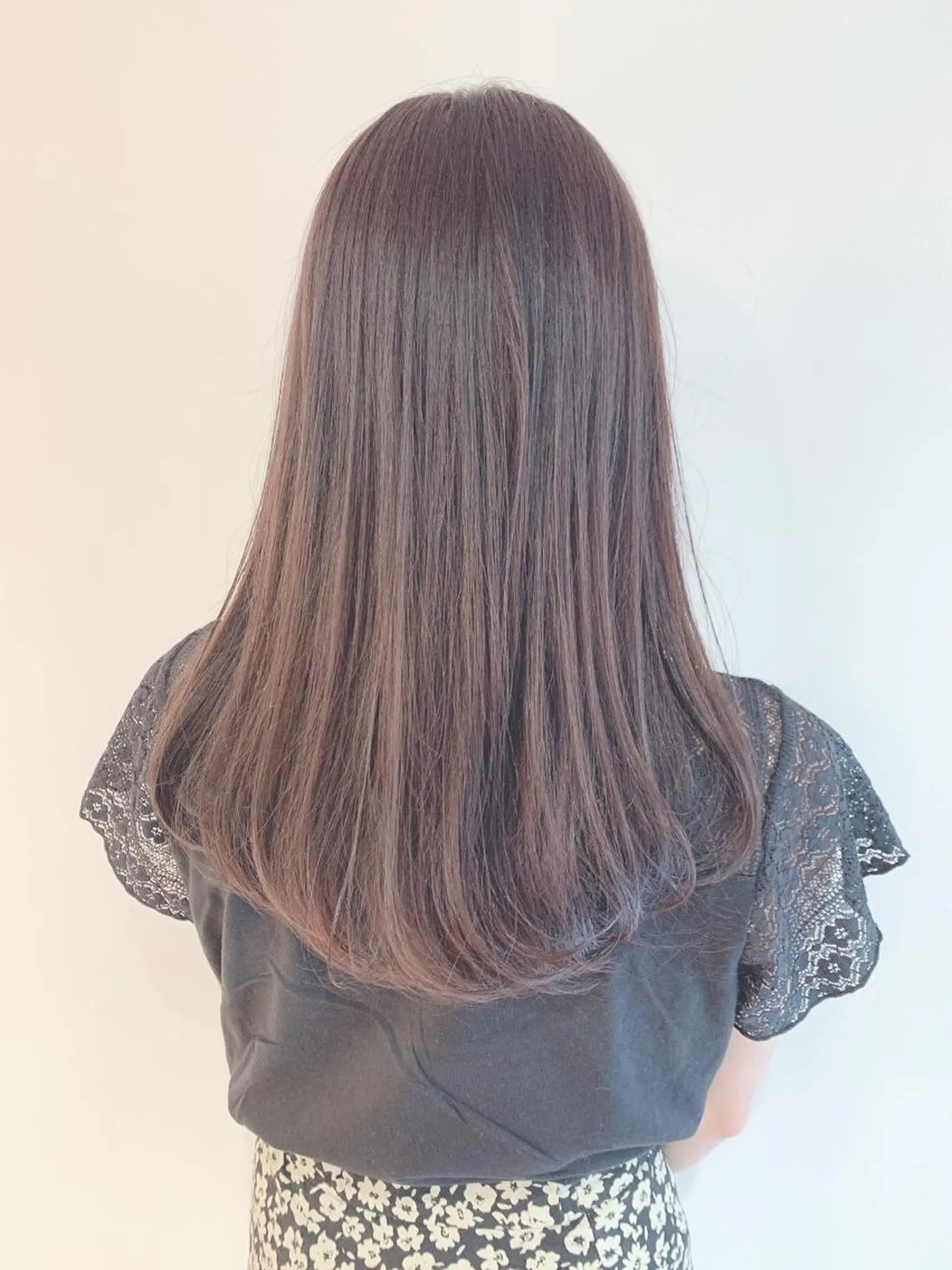 ロング カラー カット ヘアカラー なりたいが叶う ながしまじゅんきのヘアスタイル