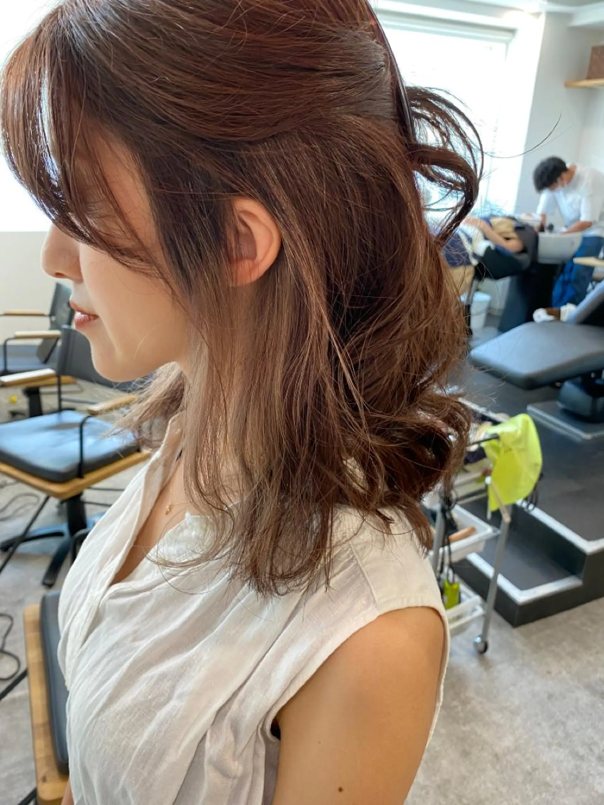 ミディアム カラー ベージュカラー カット ヘアカラー トリートメント JILBLAN京都 ショート/ハイライトのヘアスタイル