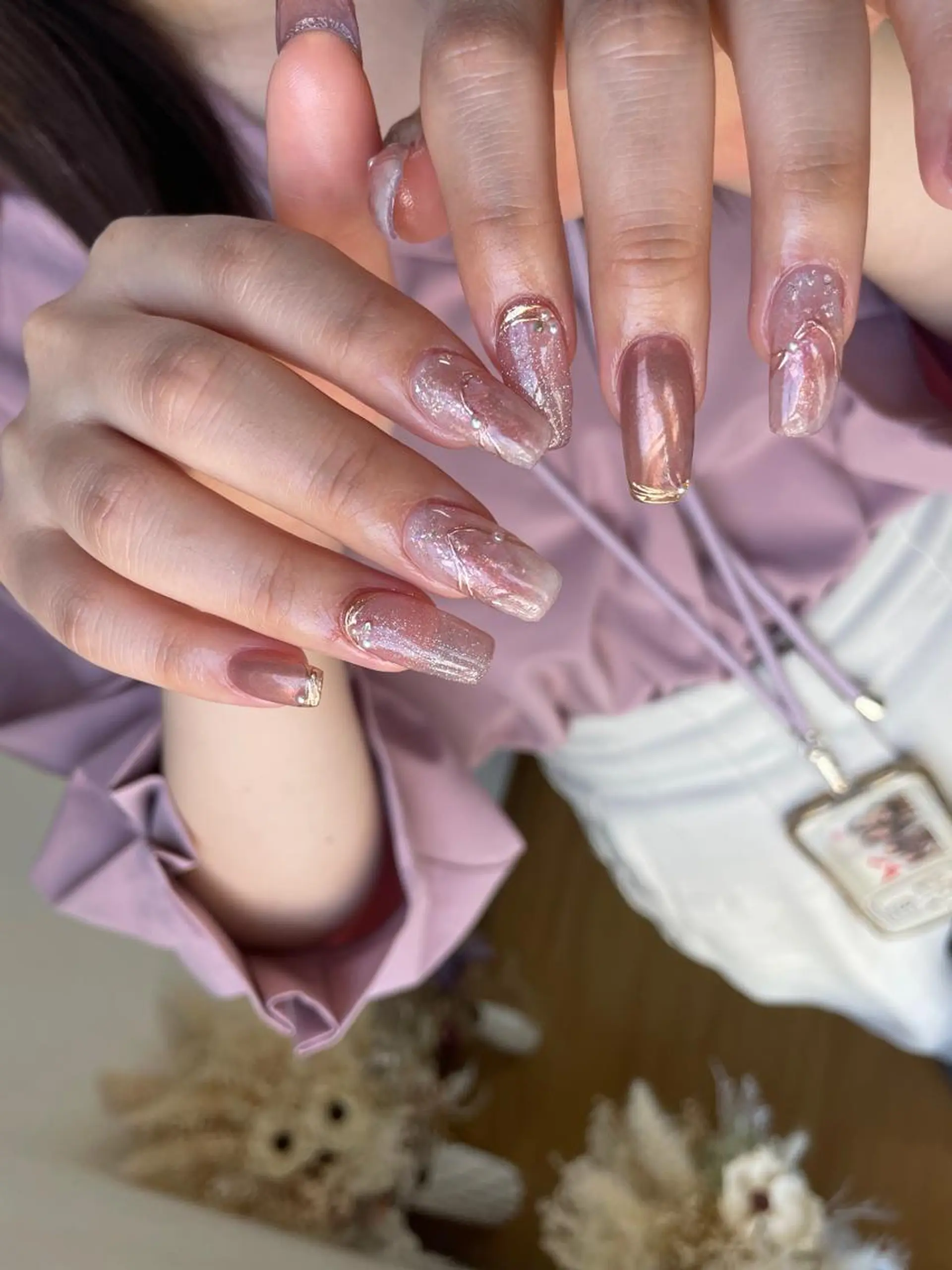 ネイル ハンドネイル ネイルアトリエアミュ 🫧wakanaのネイルデザイン