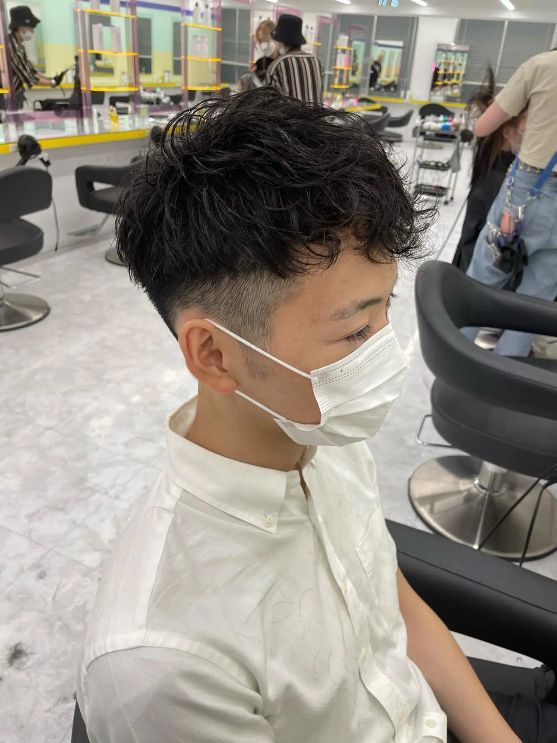 パーマ メンズ カット パーマ 横浜メンズパーマ🔥 大野賢人のヘアスタイル